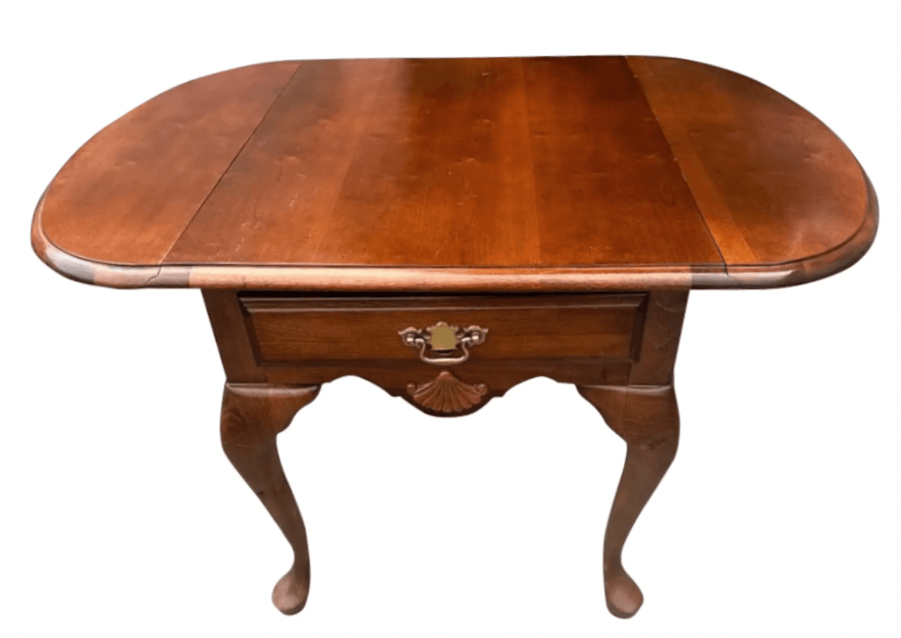 Queen Anne Drop Leaf Side Table - Image 1