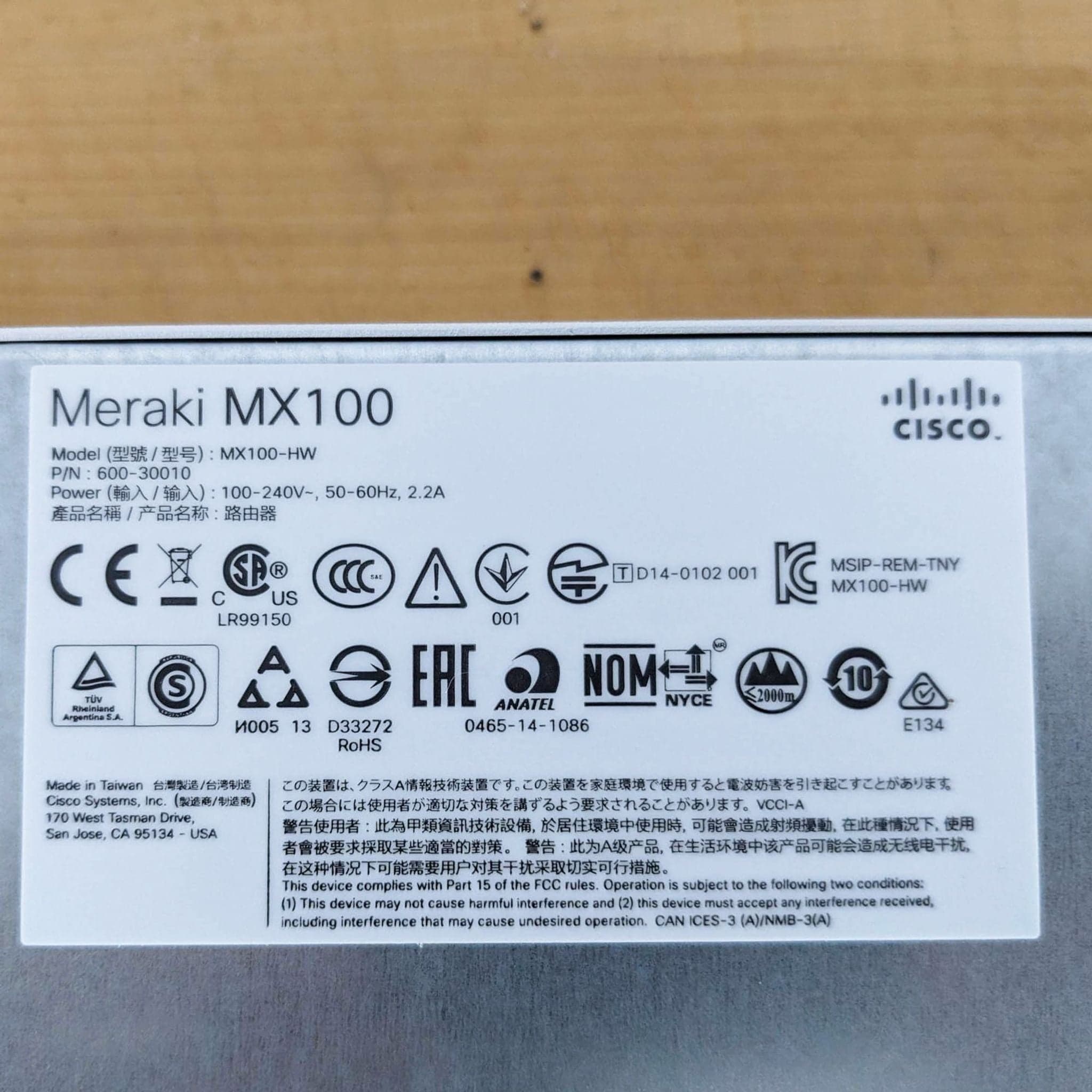 2 Cisco MX100-HW - Thumbnail 3