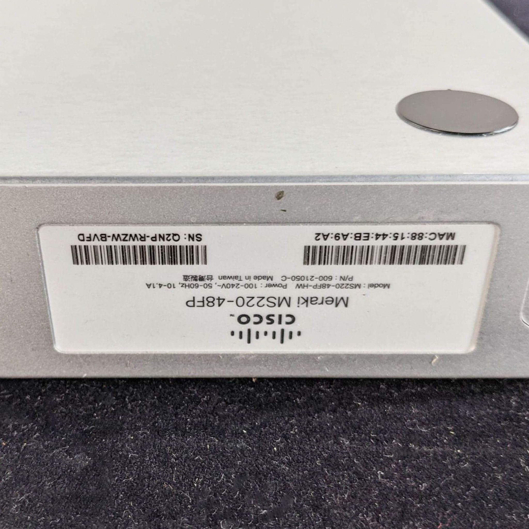 Cisco Meraki MS220-48FP-HW Gigabit Ethernet Switch - Thumbnail 8