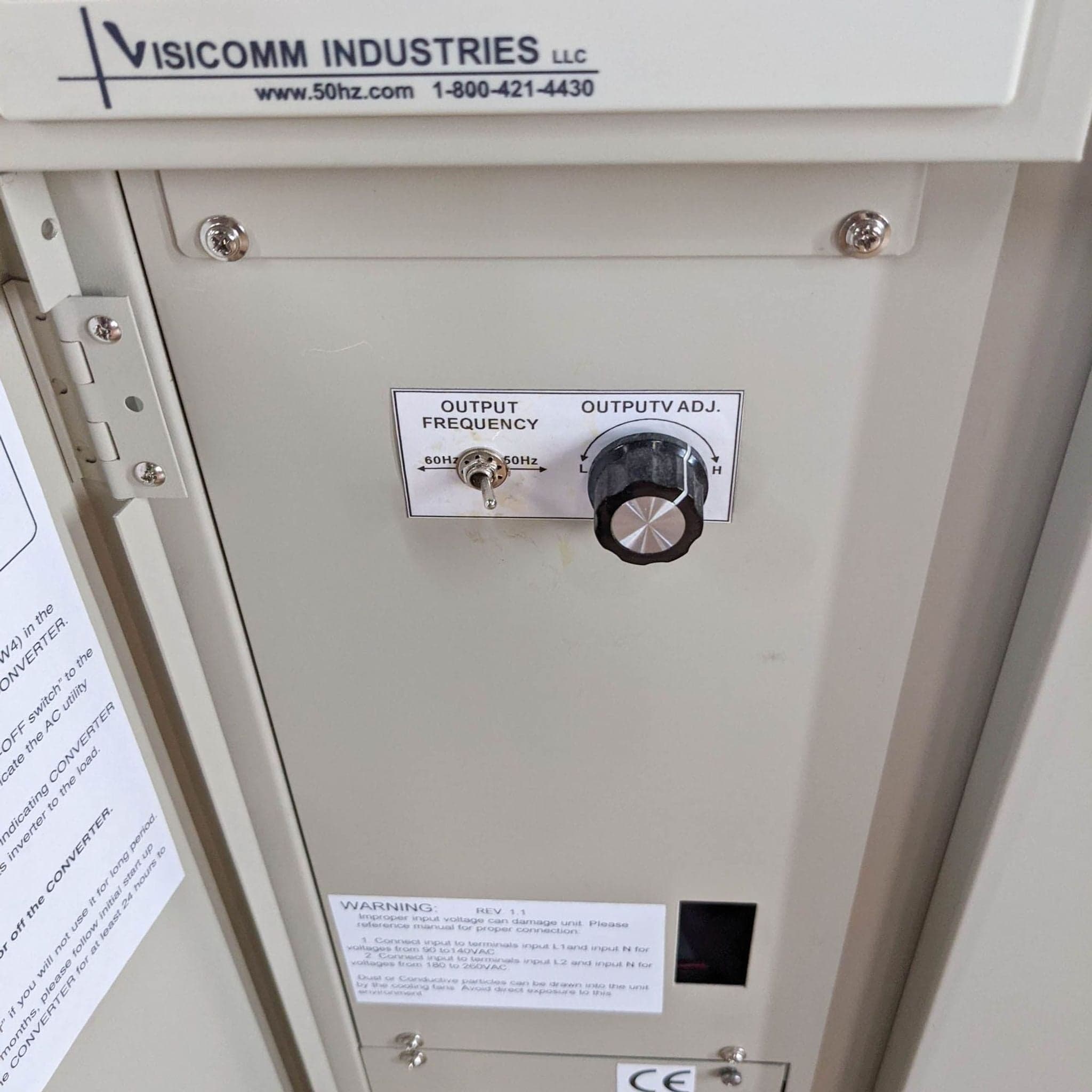 Visicomm Industries Frequency Converter Model 8KSS6050/5060 - Thumbnail 2