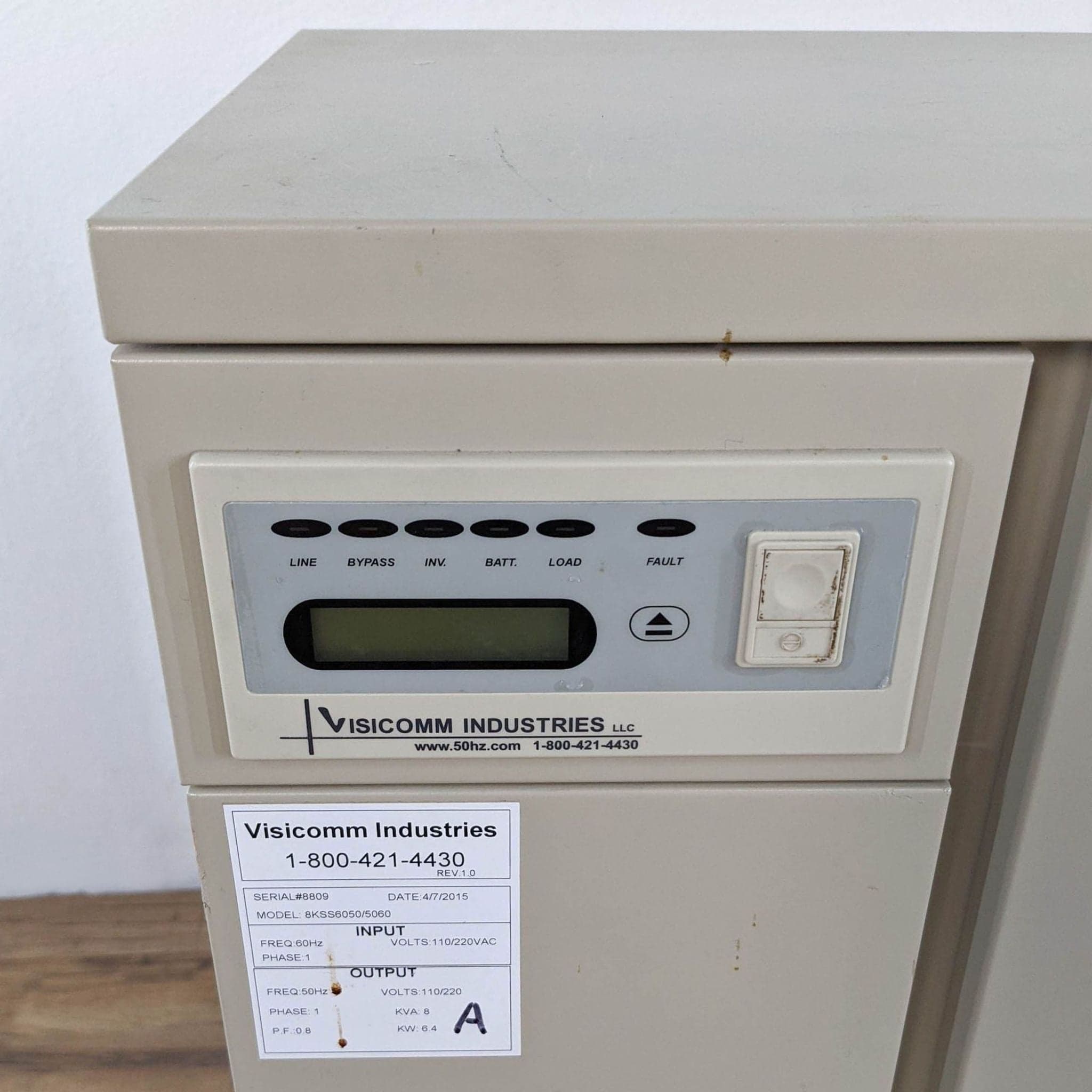 Visicomm Industries Frequency Converter Model 8KSS6050/5060 - Thumbnail 9