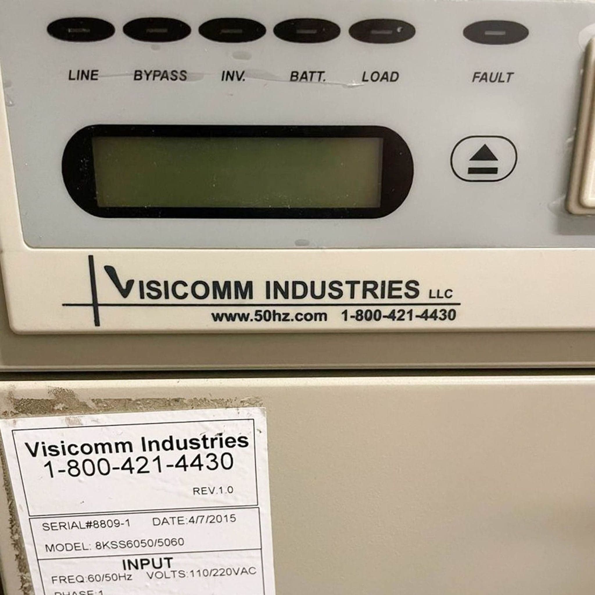Visicomm Industries Frequency Converter Model 8KSS6050/5060 - Thumbnail 12