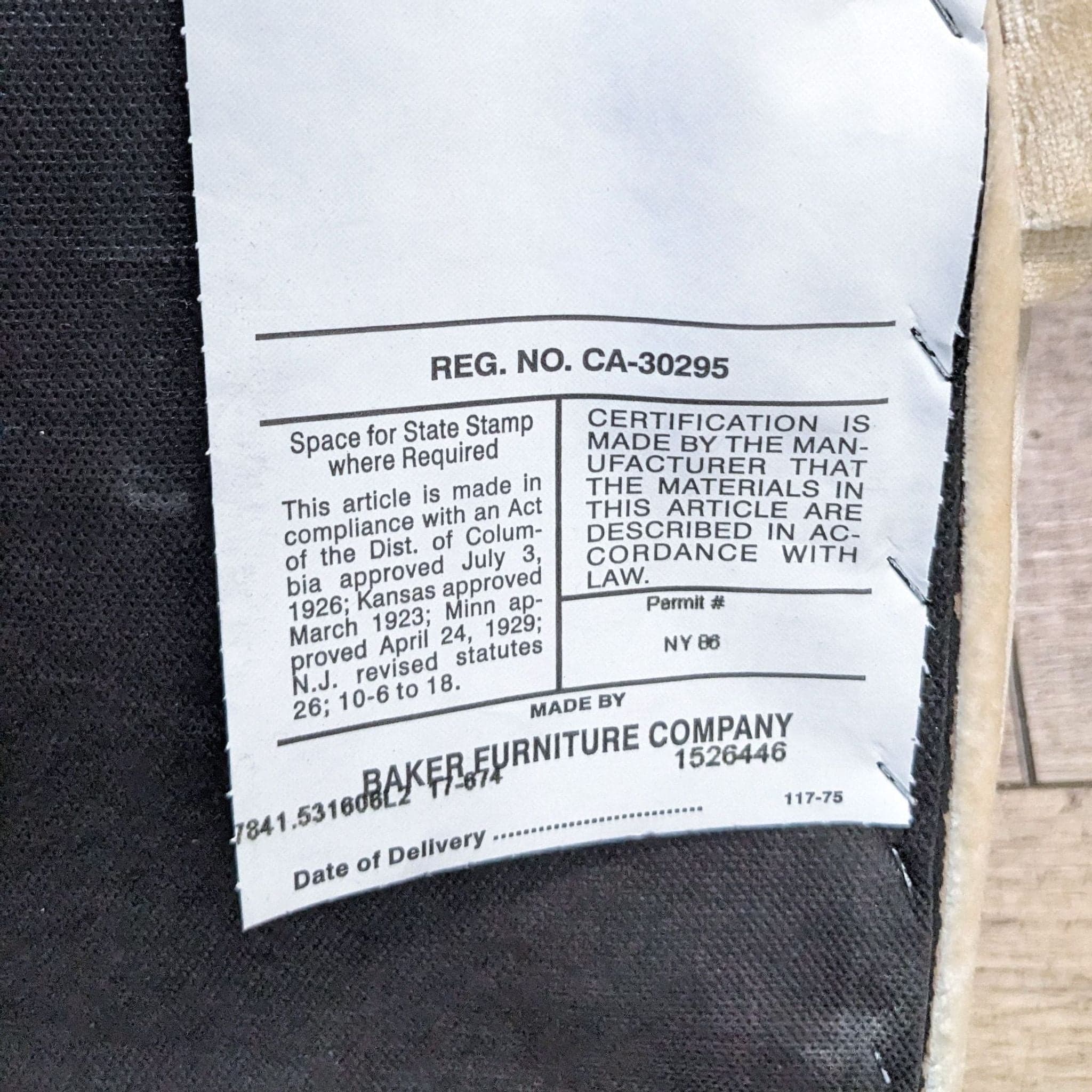 Baker Furniture Ritz Contemporary Side Chair - Thumbnail 5