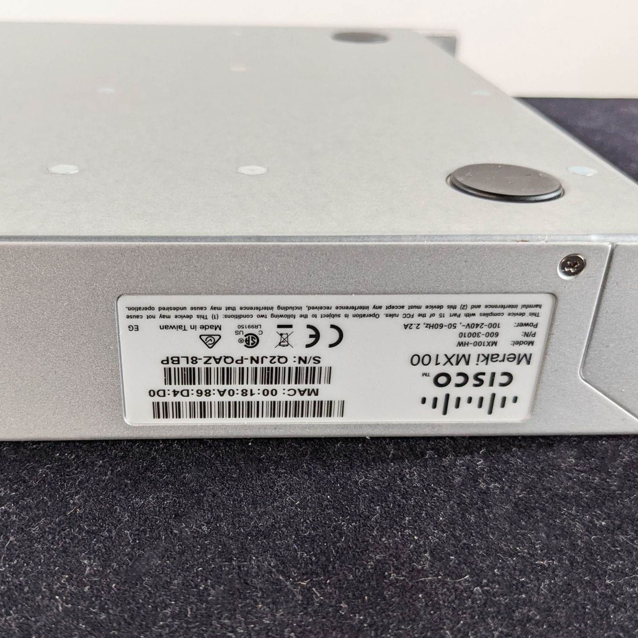 Cisco Meraki MX100-HW Router - Thumbnail 9