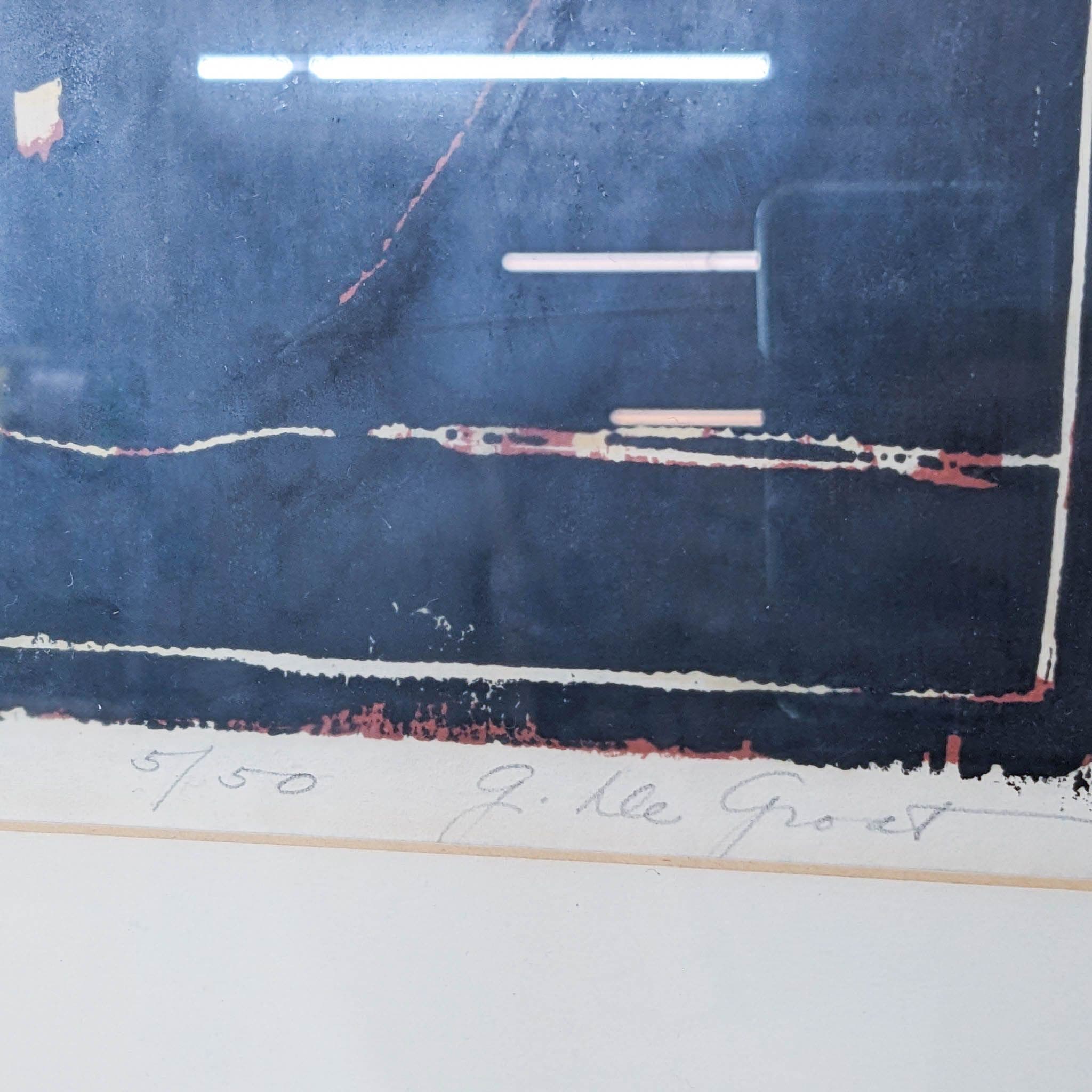 Vintage Framed Print by GEORGE HUGH DE GROAT Don Quixote de la Mancha Signed - Thumbnail 2