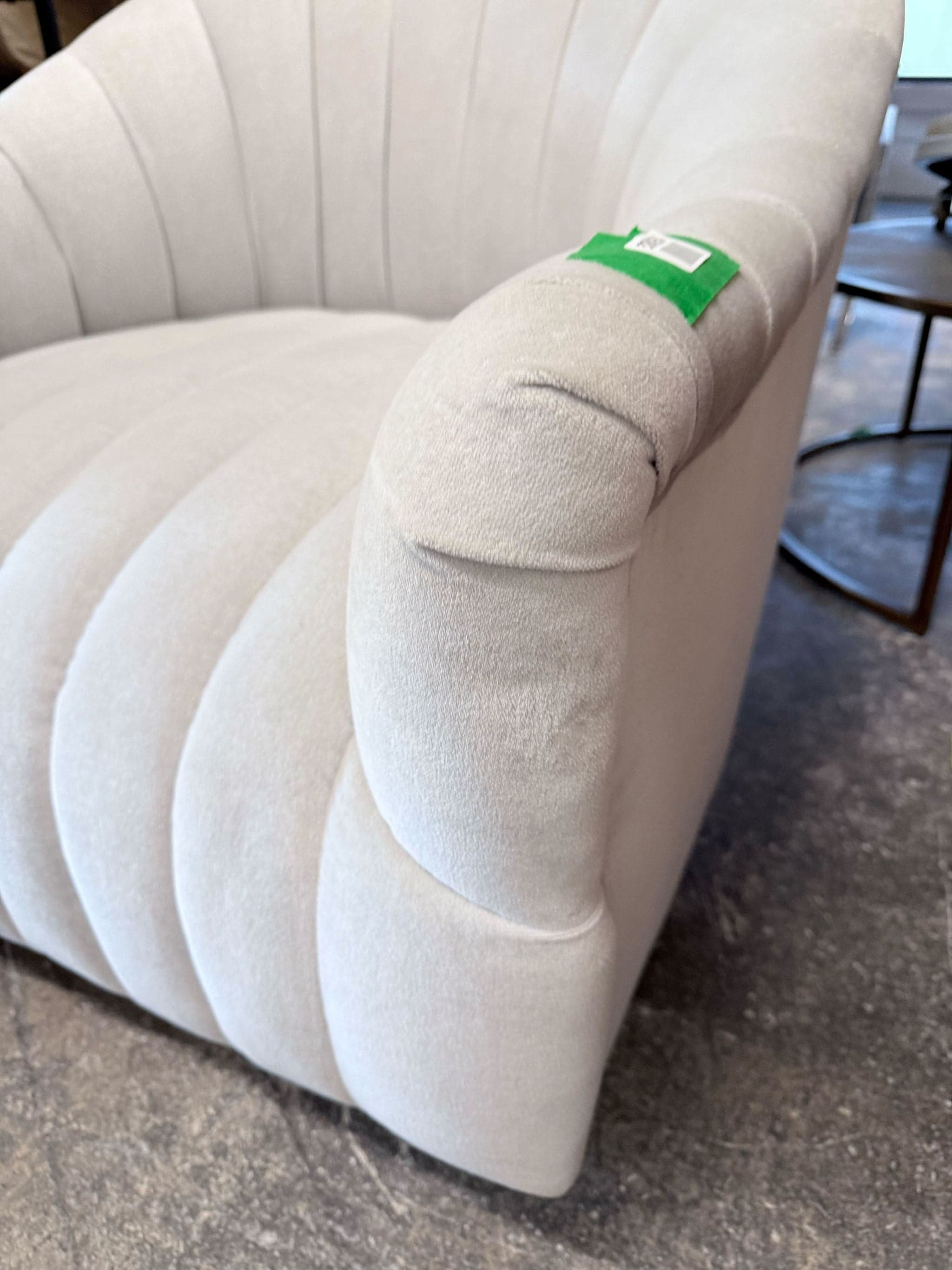 Springsteen Modern Velvet Swivel Chair by Anteriors Home - Thumbnail 12