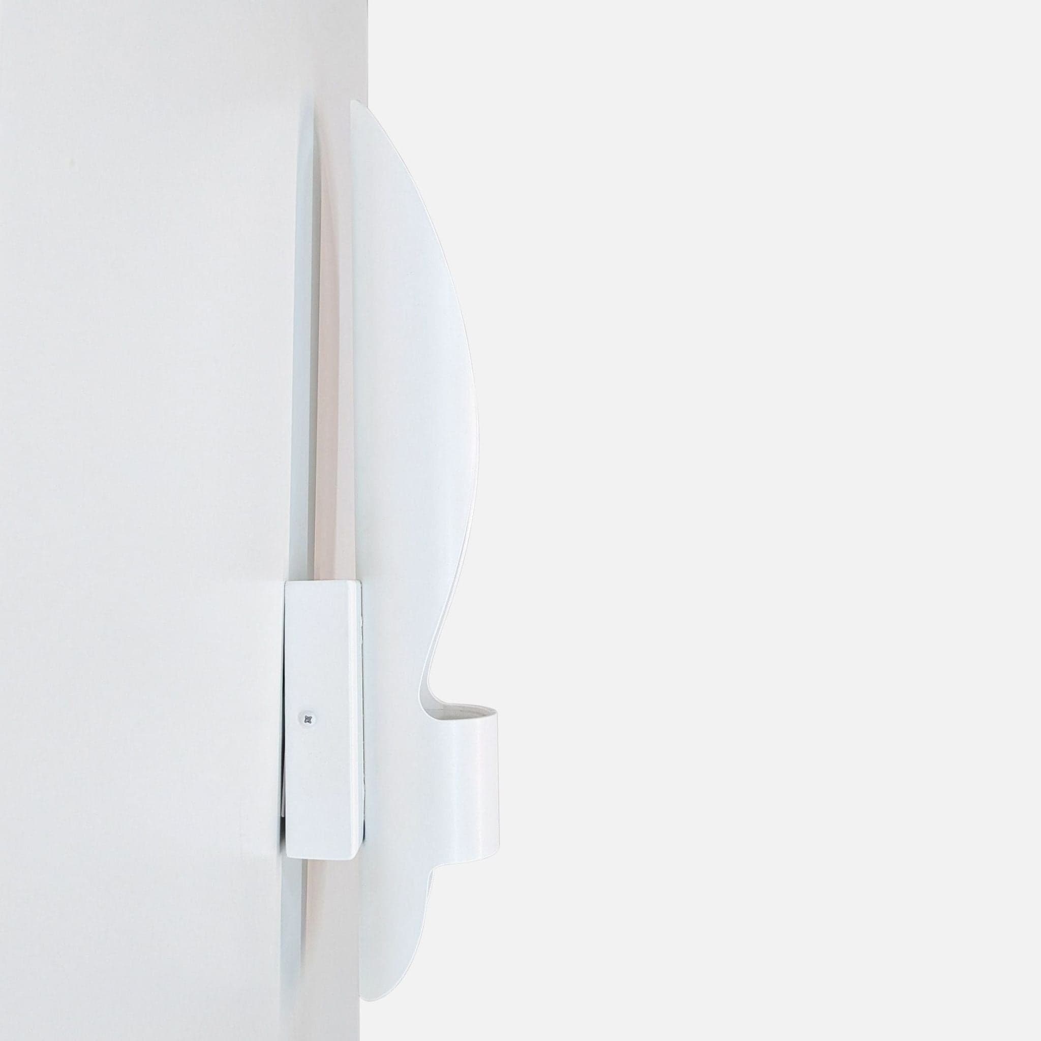 Sleek Modern White LED Wall Sconce Light Fixture - Thumbnail 7