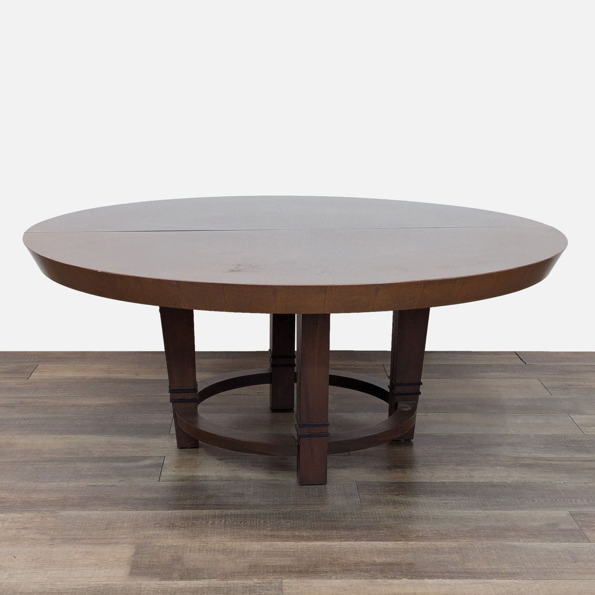 Custom Bird's Eye Maple Dining Table - Image 1