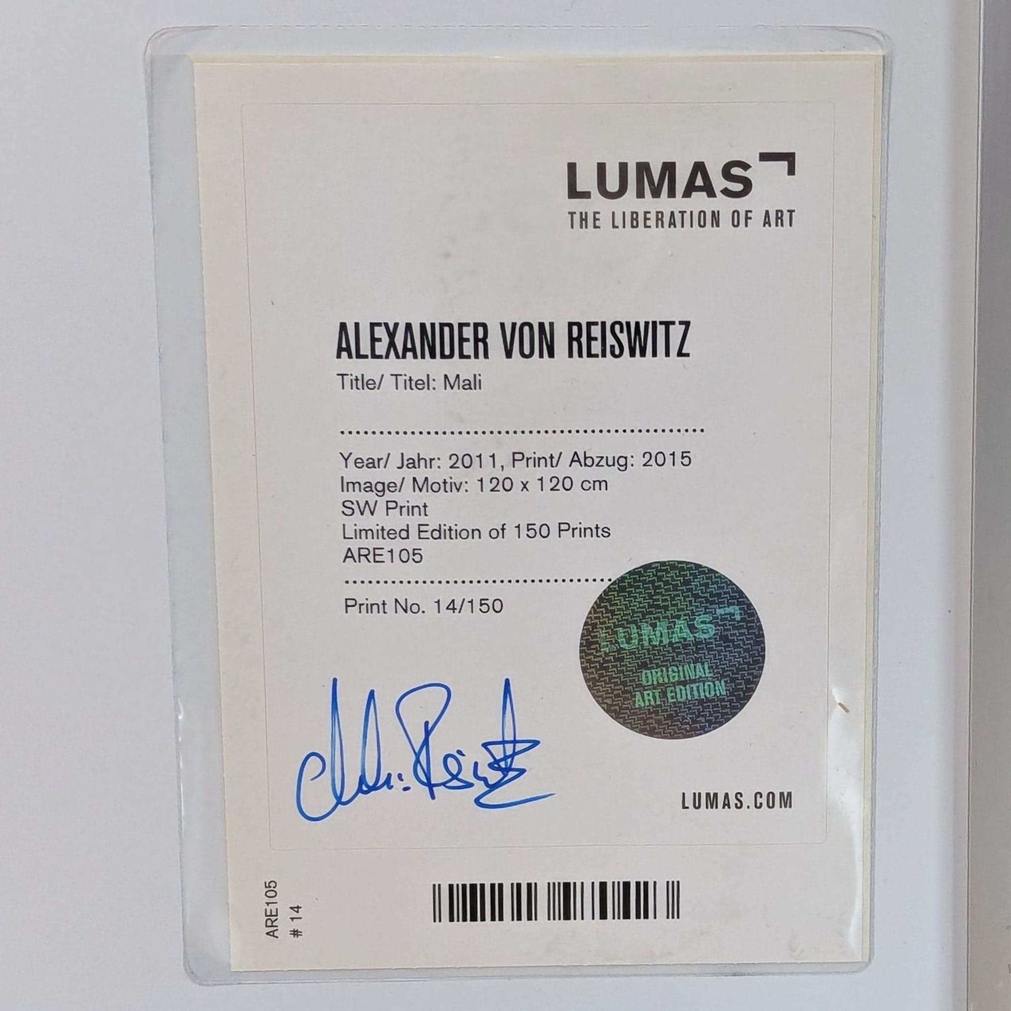Alexander Von Reiswitz Limited Edition “Mali” Print from Lumas - Thumbnail 5