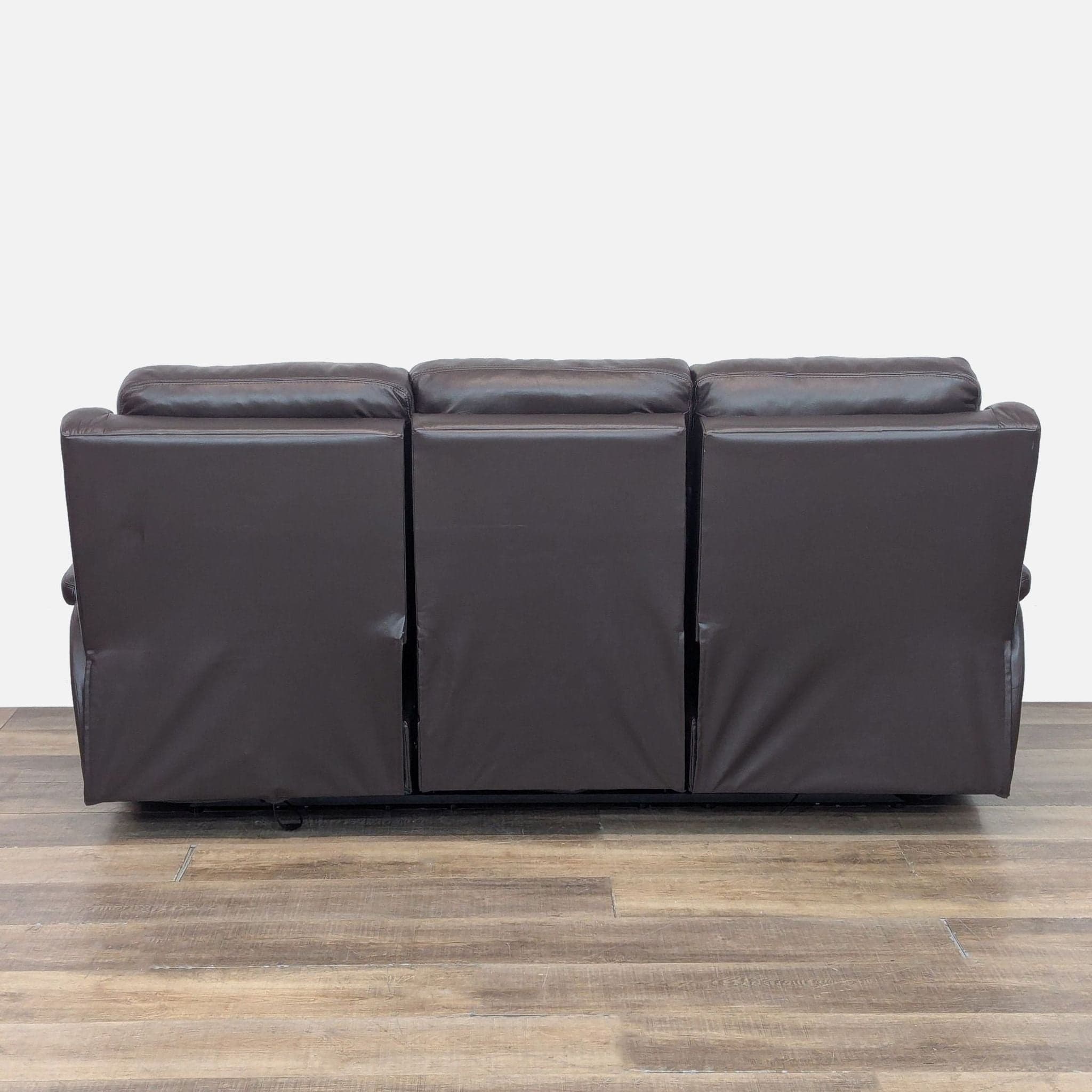 Palliser Triple Power Reclining Leather Sofa - Thumbnail 5