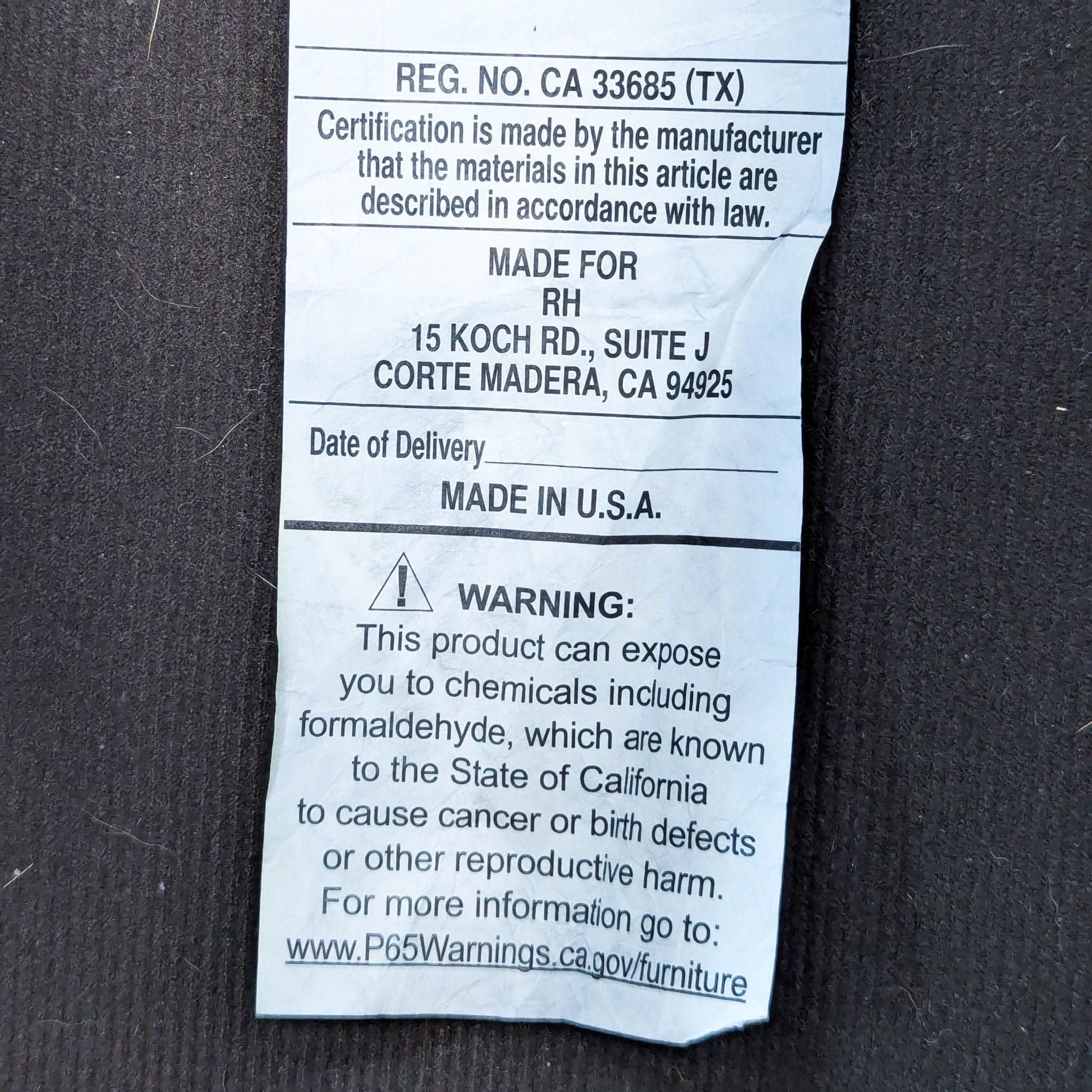 Restoration Hardware Modern Italia Sectional Sofa - Thumbnail 9