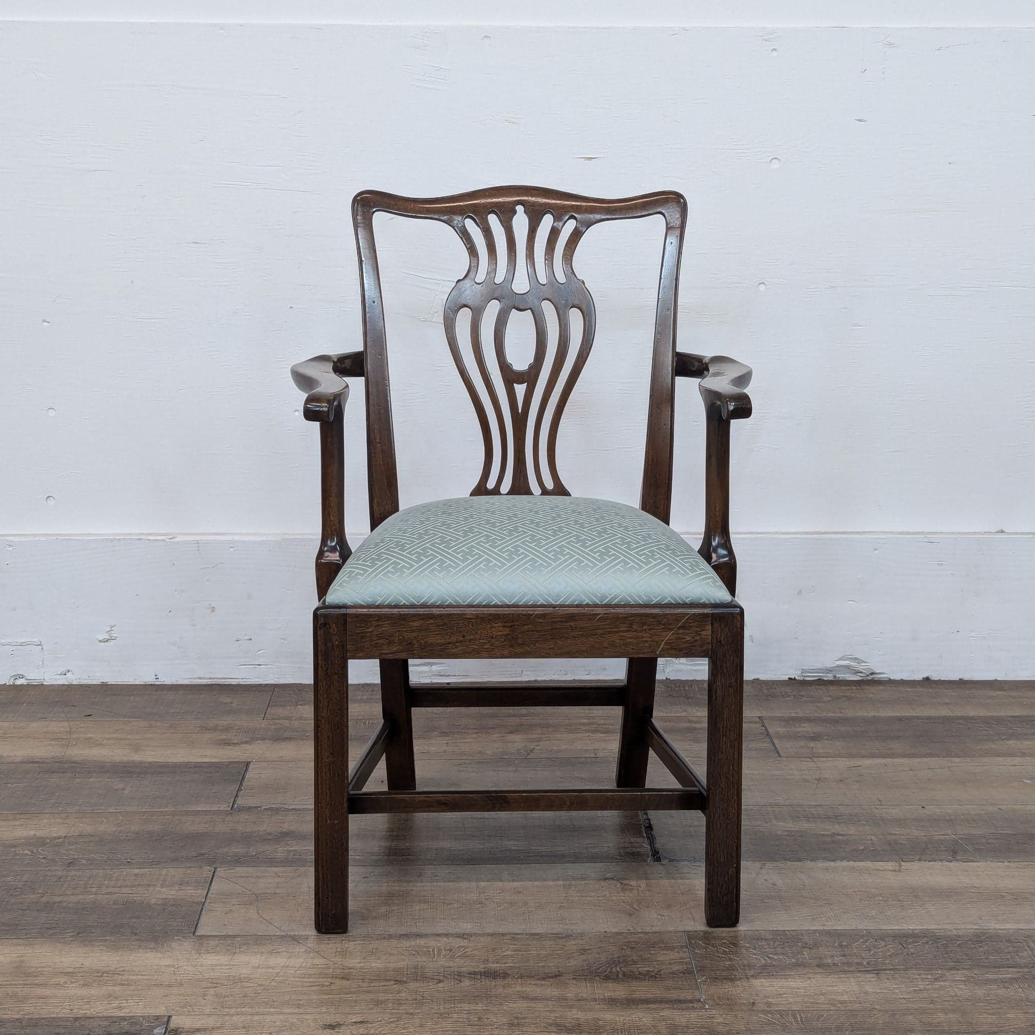 Set of 10 Antique 19th Century George III Style Dining Chairs - Thumbnail 10