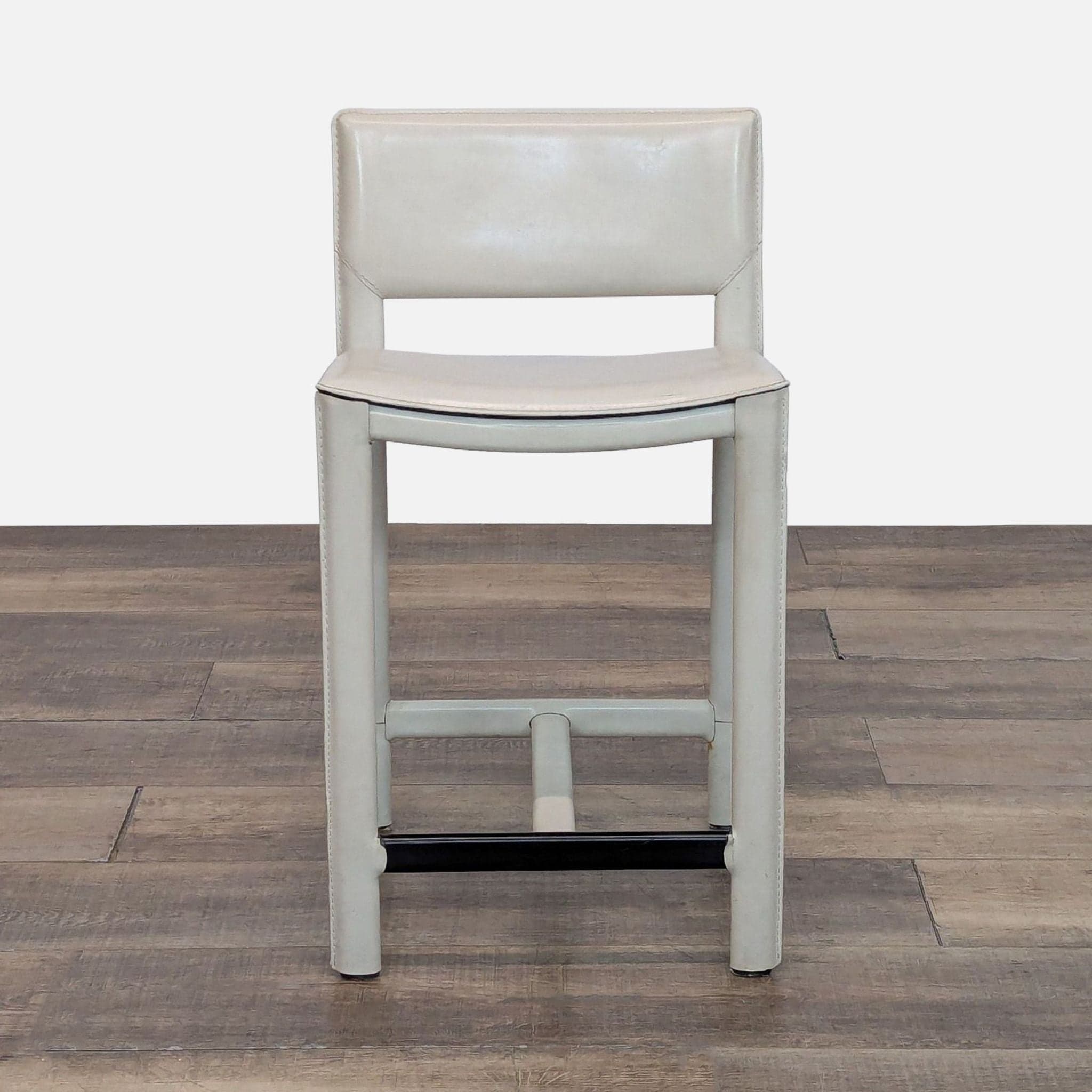 Leather Bar Stool - Image 1