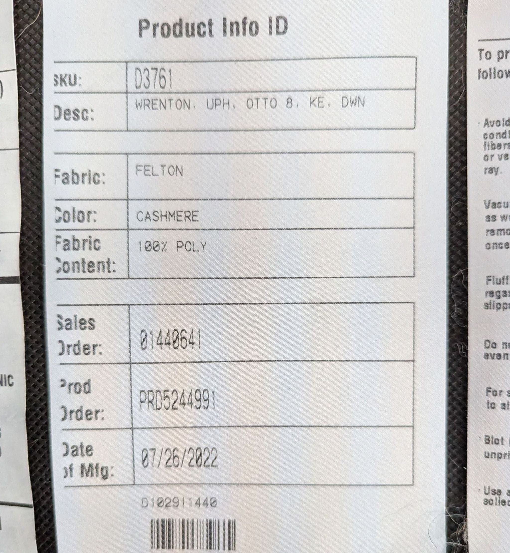 Rejuvenation Wrenton Coffee Table Ottoman - Thumbnail 6