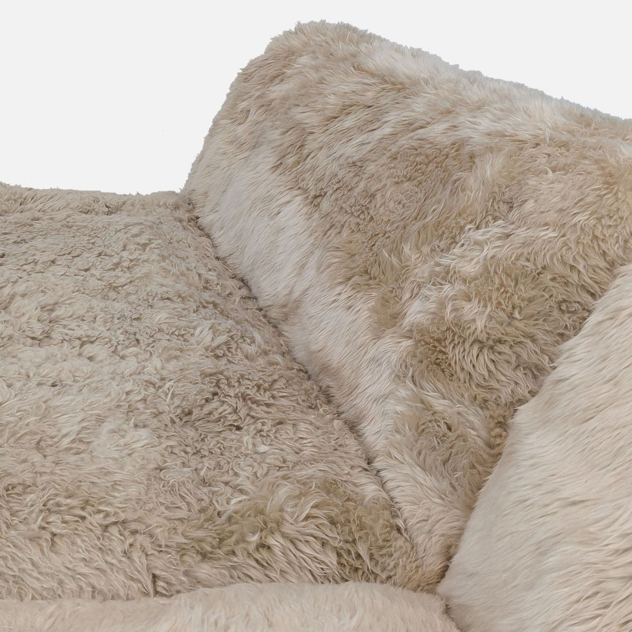 Restoration Hardware Yeti Sheepskin Sectional - Thumbnail 5
