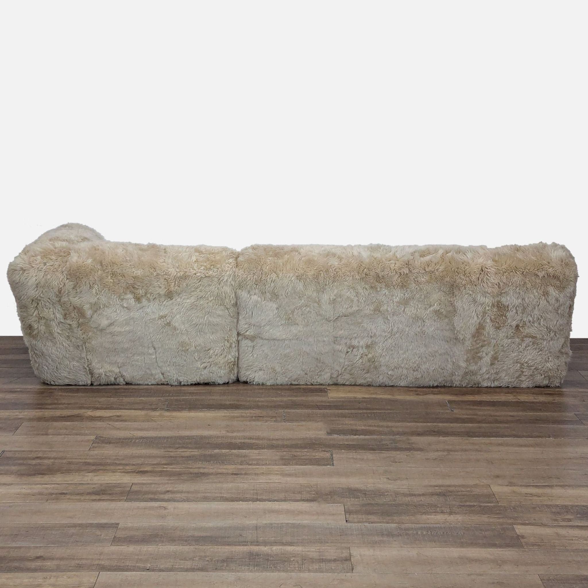 Restoration Hardware Yeti Sheepskin Sectional - Thumbnail 3