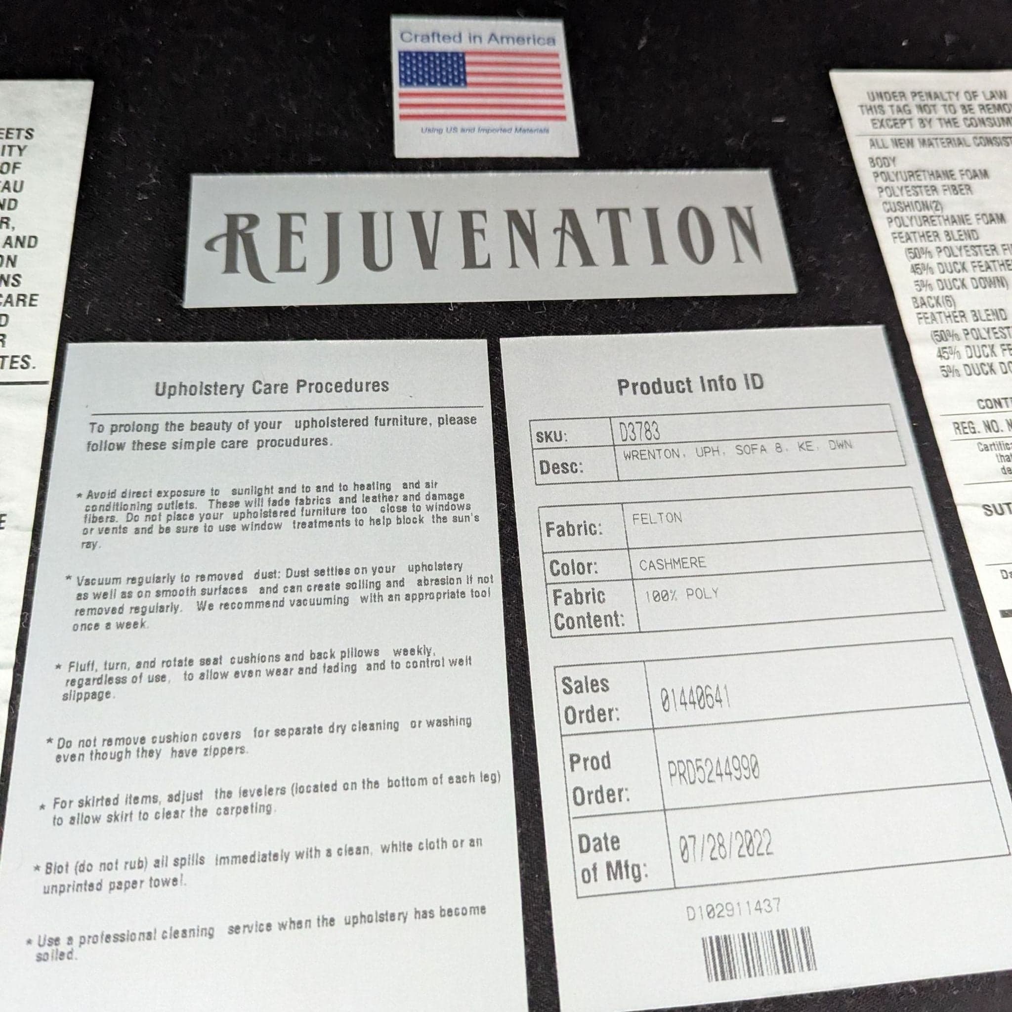 Rejuvenation Wrenton 3-Seat Modern Sofa - Thumbnail 8