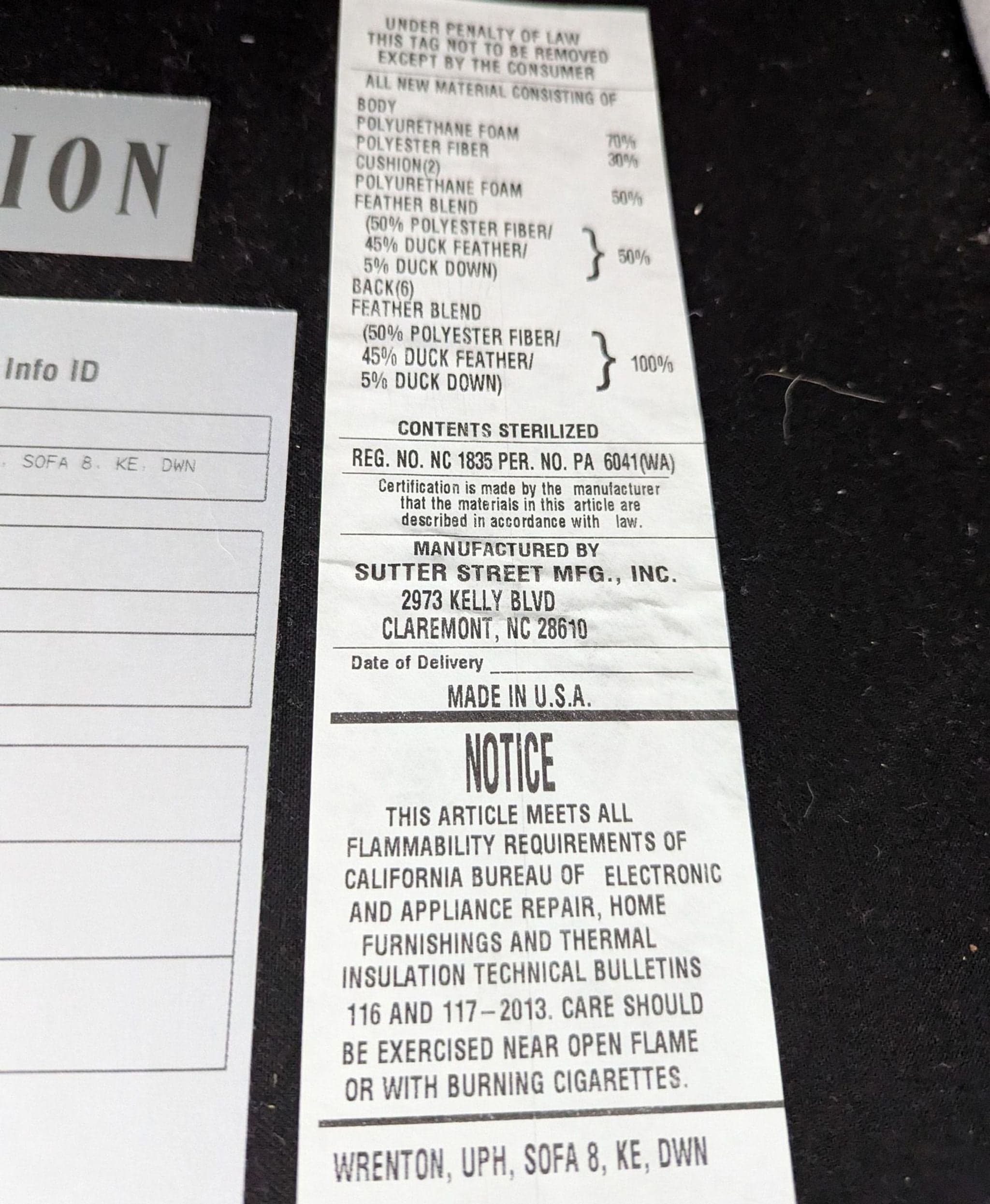 Rejuvenation Wrenton 3-Seat Modern Sofa - Thumbnail 9