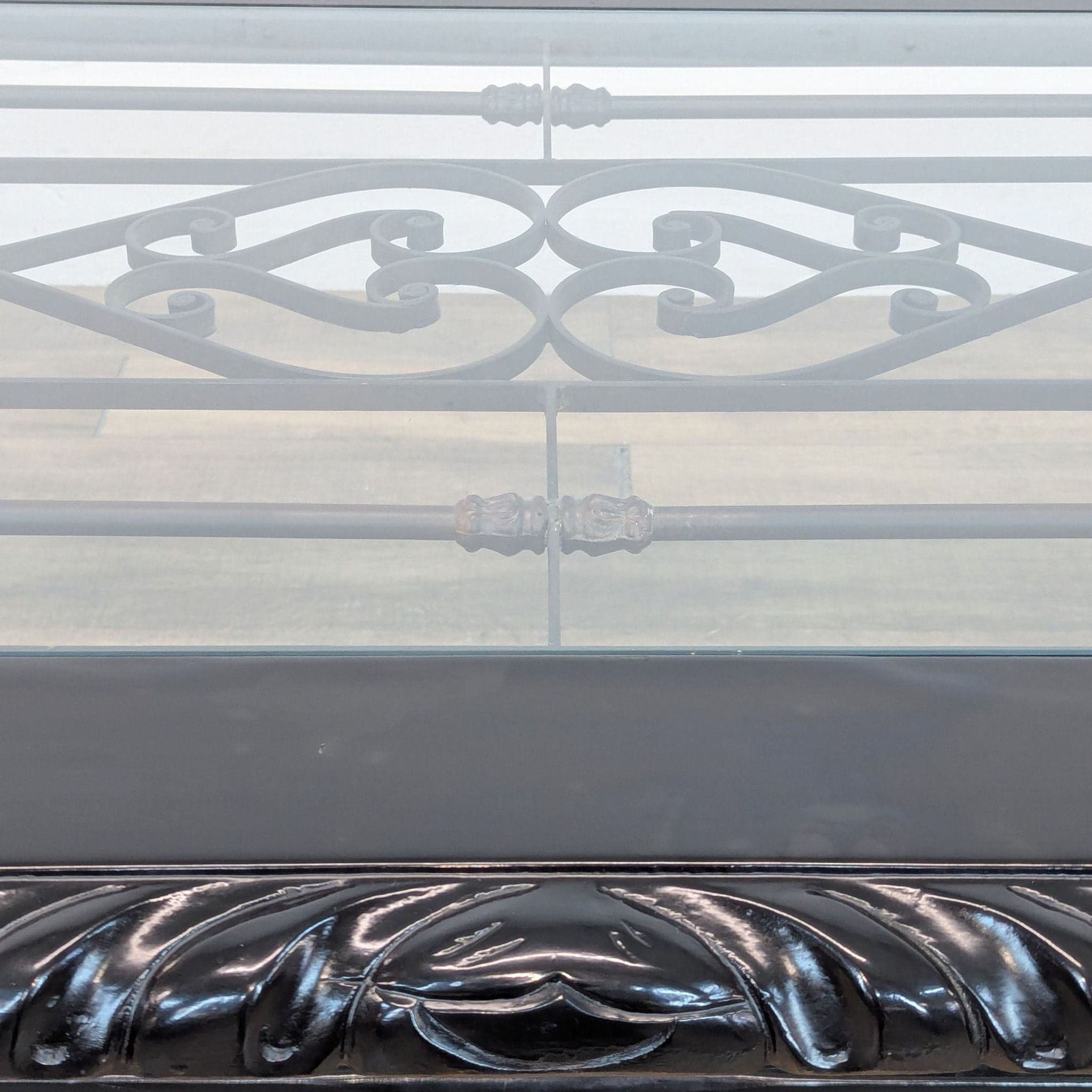 Peruvian Glass Top Dining Table - Thumbnail 7