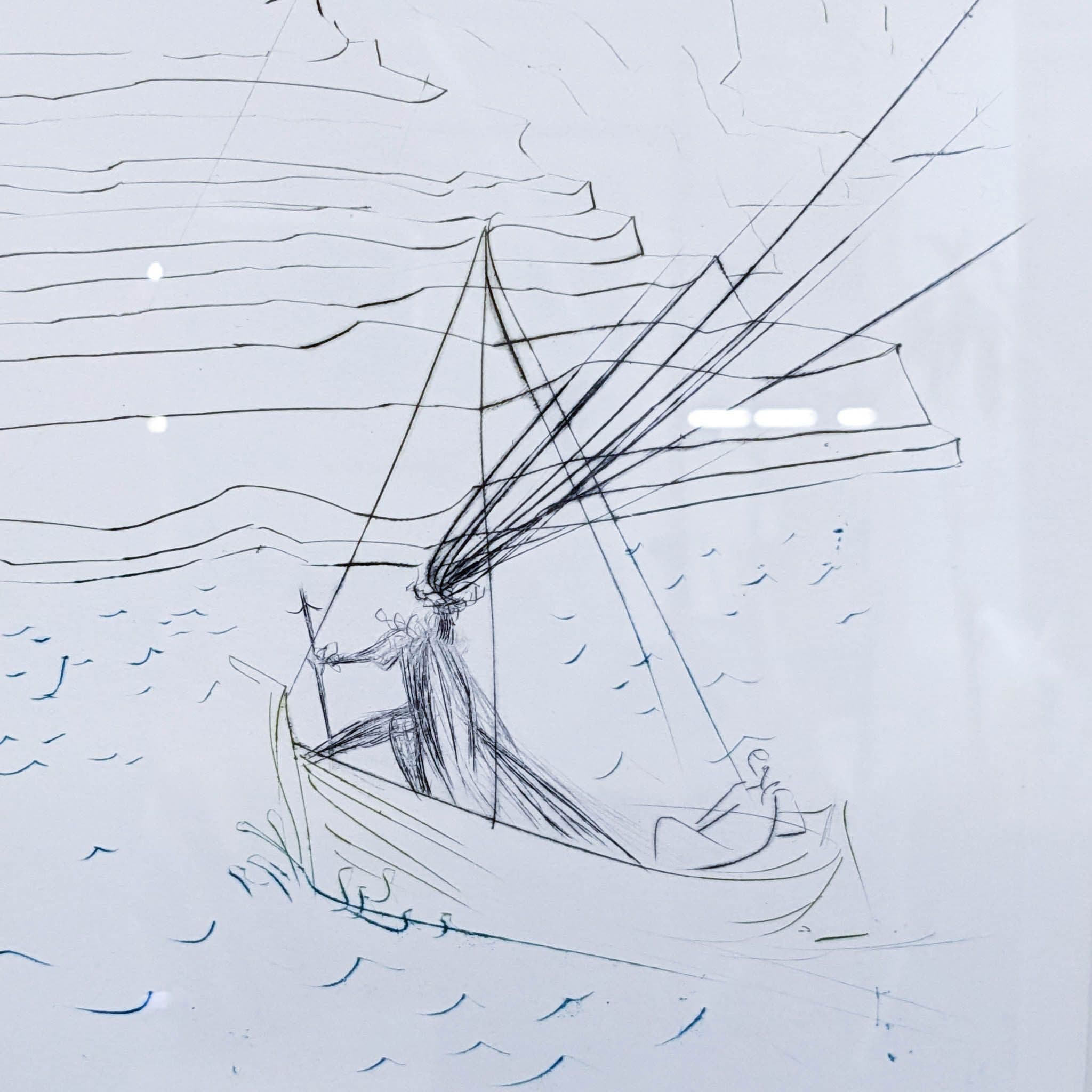 Original "Revelation and the Cornish Tribute" By Salvador Dali - Thumbnail 5