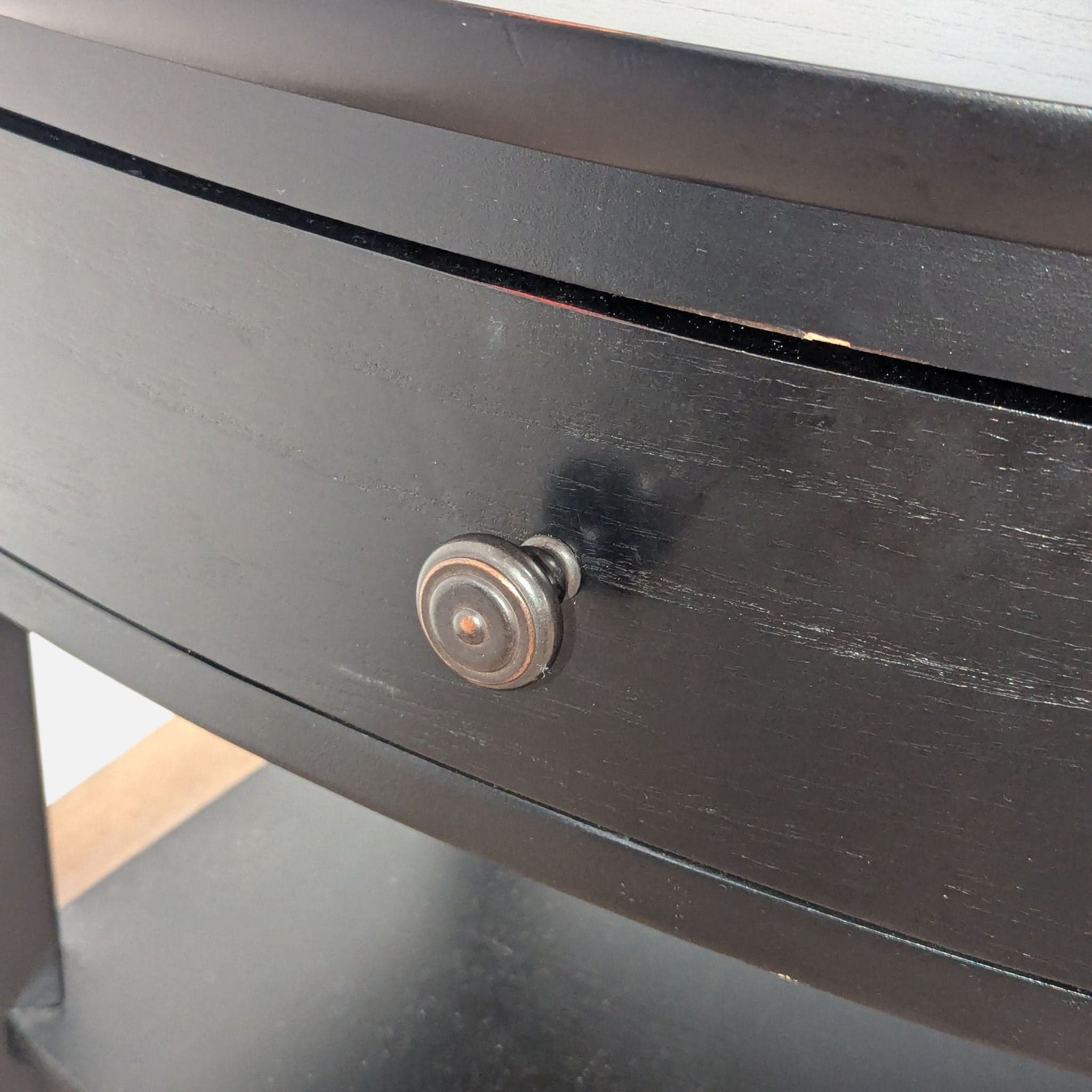 Pottery Barn One Drawer Nightstand with Shelves - Thumbnail 5