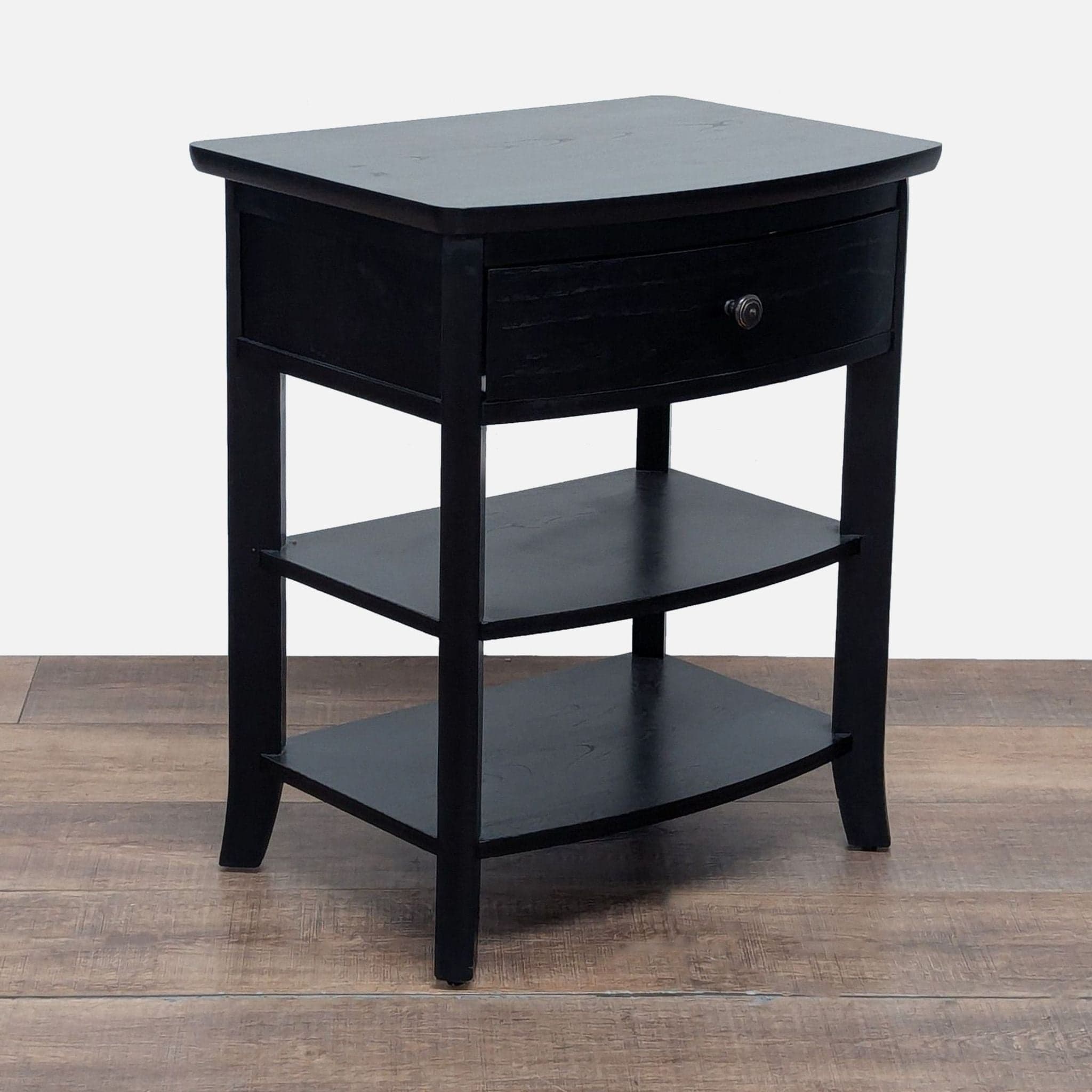 Pottery Barn One Drawer Nightstand with Shelves - Thumbnail 8