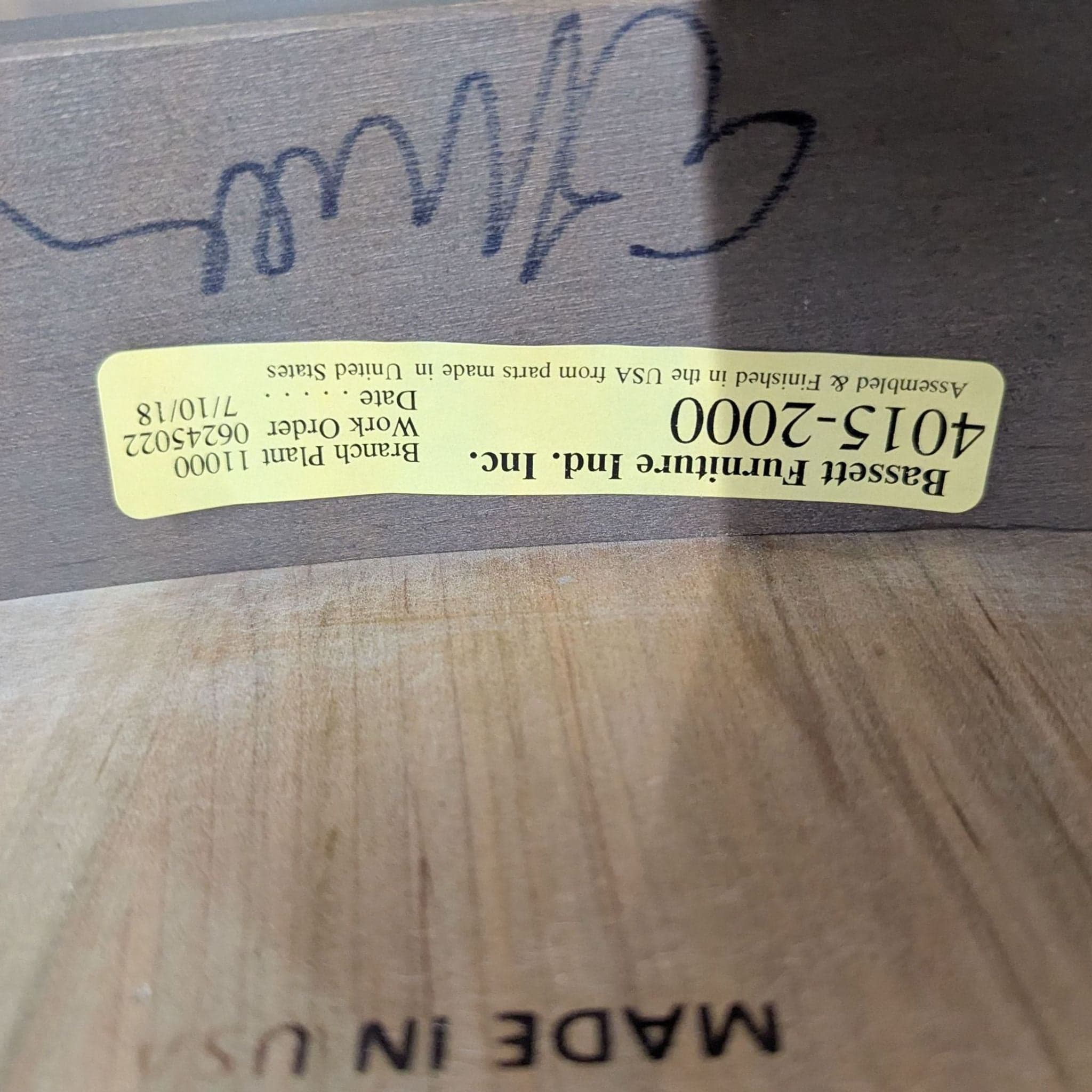 Bassett Furniture Harvest Dining Table with 6 Baxter Chairs - Thumbnail 12