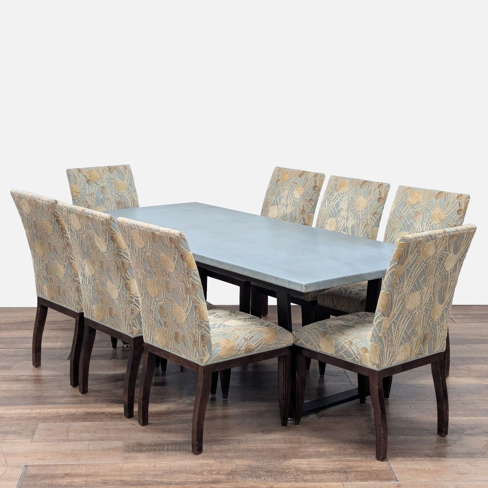 Kingston Krafts Trenton Modern 9-Piece Dining Set - Thumbnail 3
