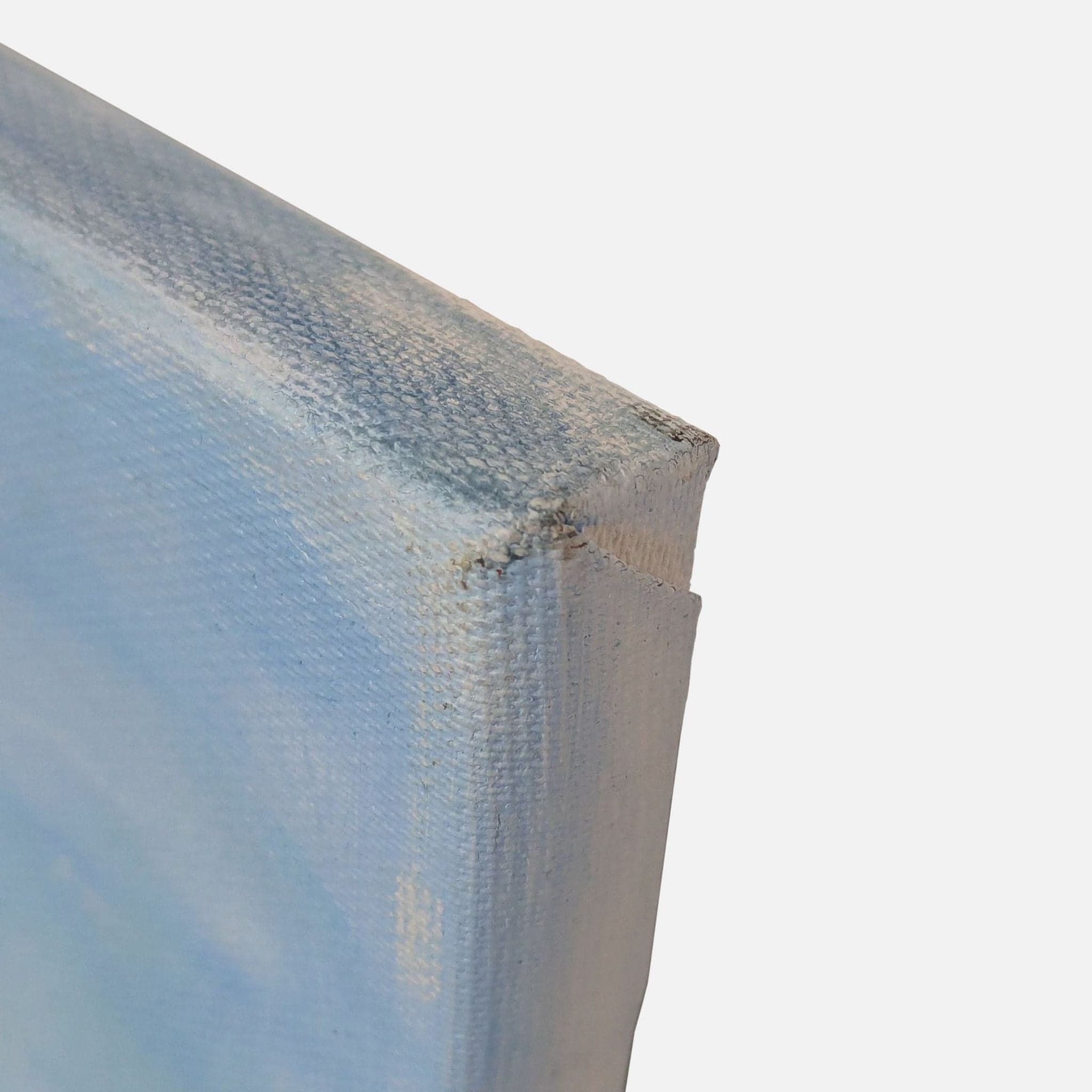 Aase Lind “ Flowers in Blue & White no 2” Original Floral Artwork on Canvas - Thumbnail 3