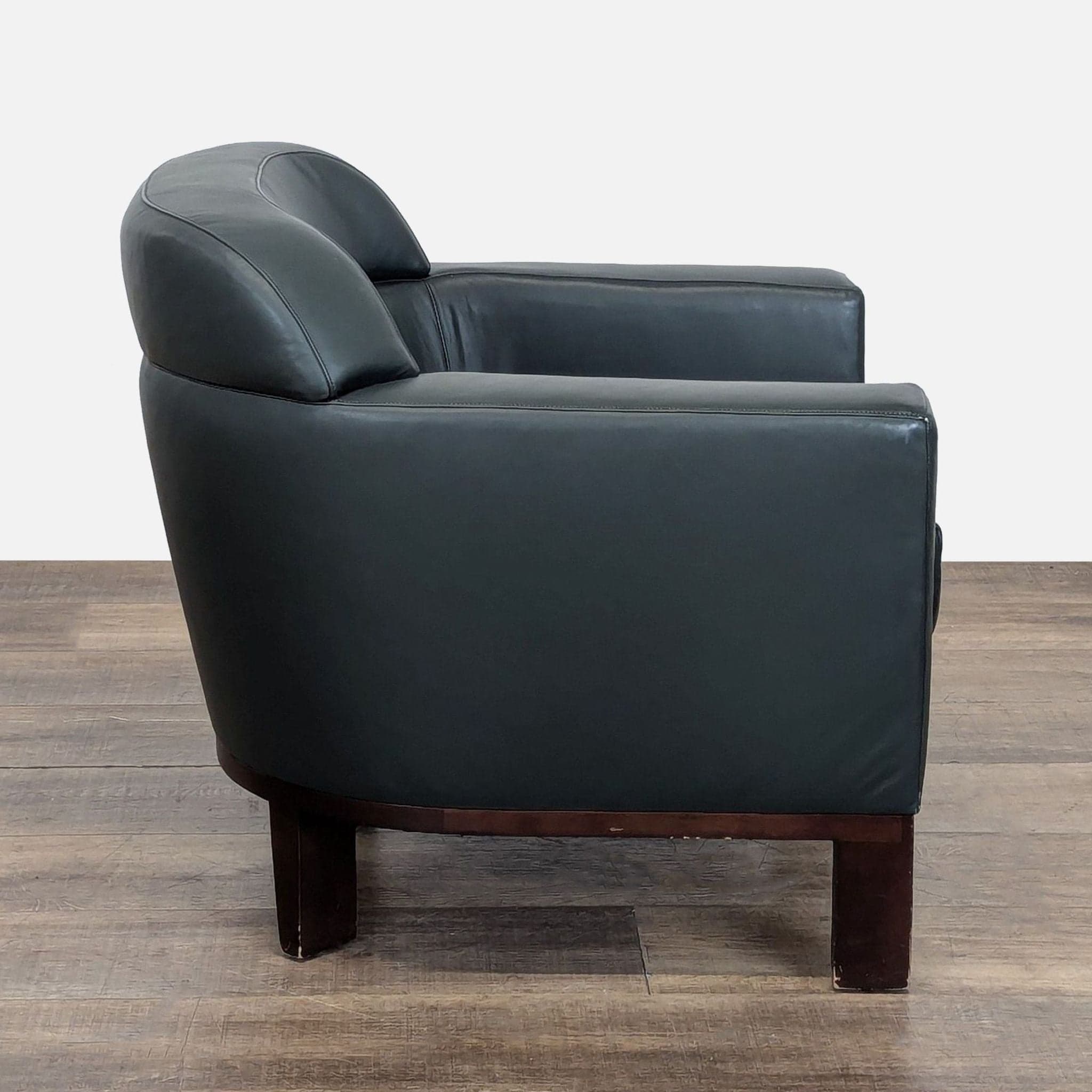 Bernhardt Transitional Leather Club Chair - Thumbnail 2