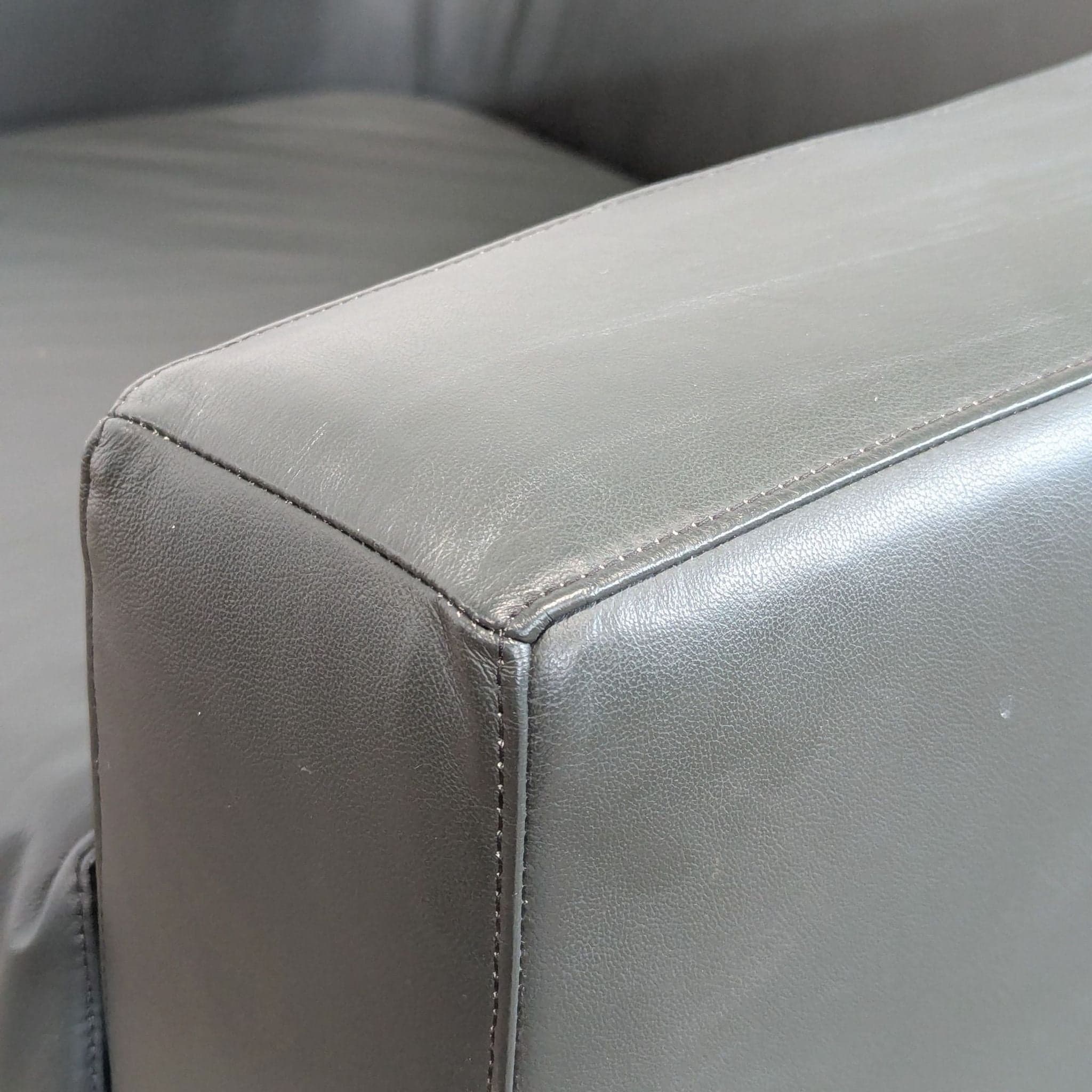 Bernhardt Transitional Leather Club Chair - Thumbnail 7