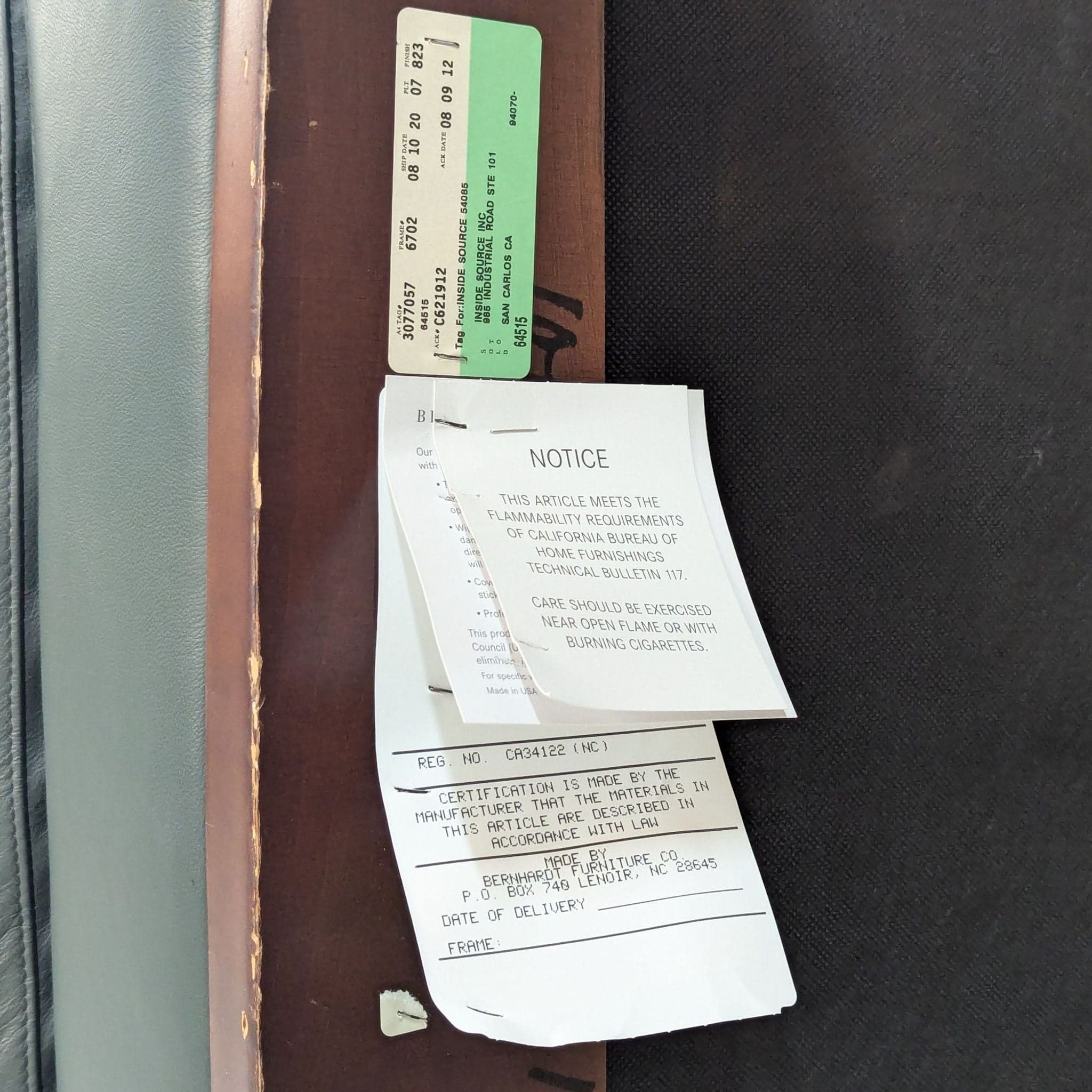 Bernhardt Transitional Leather Club Chair - Thumbnail 8