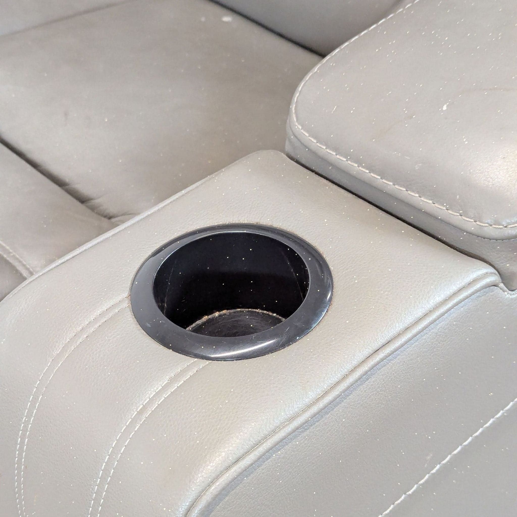 Signature Design by Ashley Backtrack Gray Power Reclining Sofa - Thumbnail 8