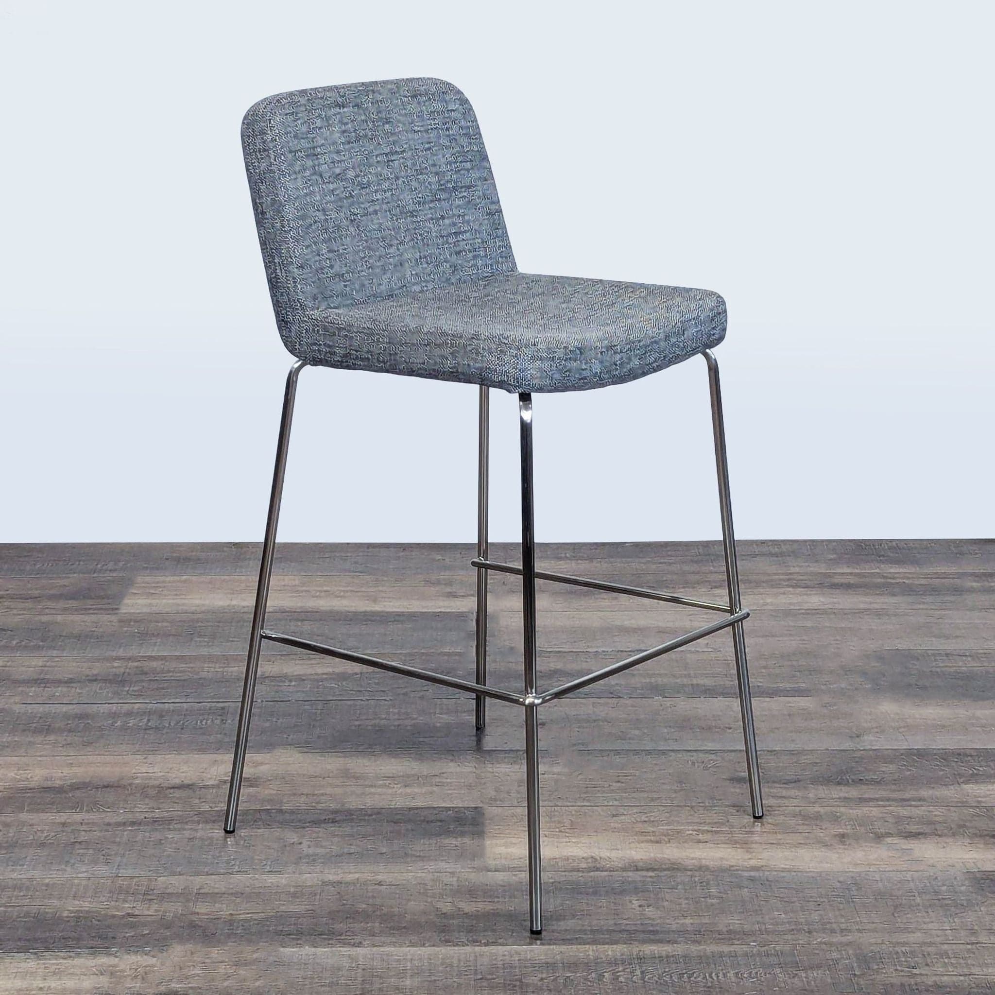 CB2 Charlie Grey Bar Stool - Thumbnail 2