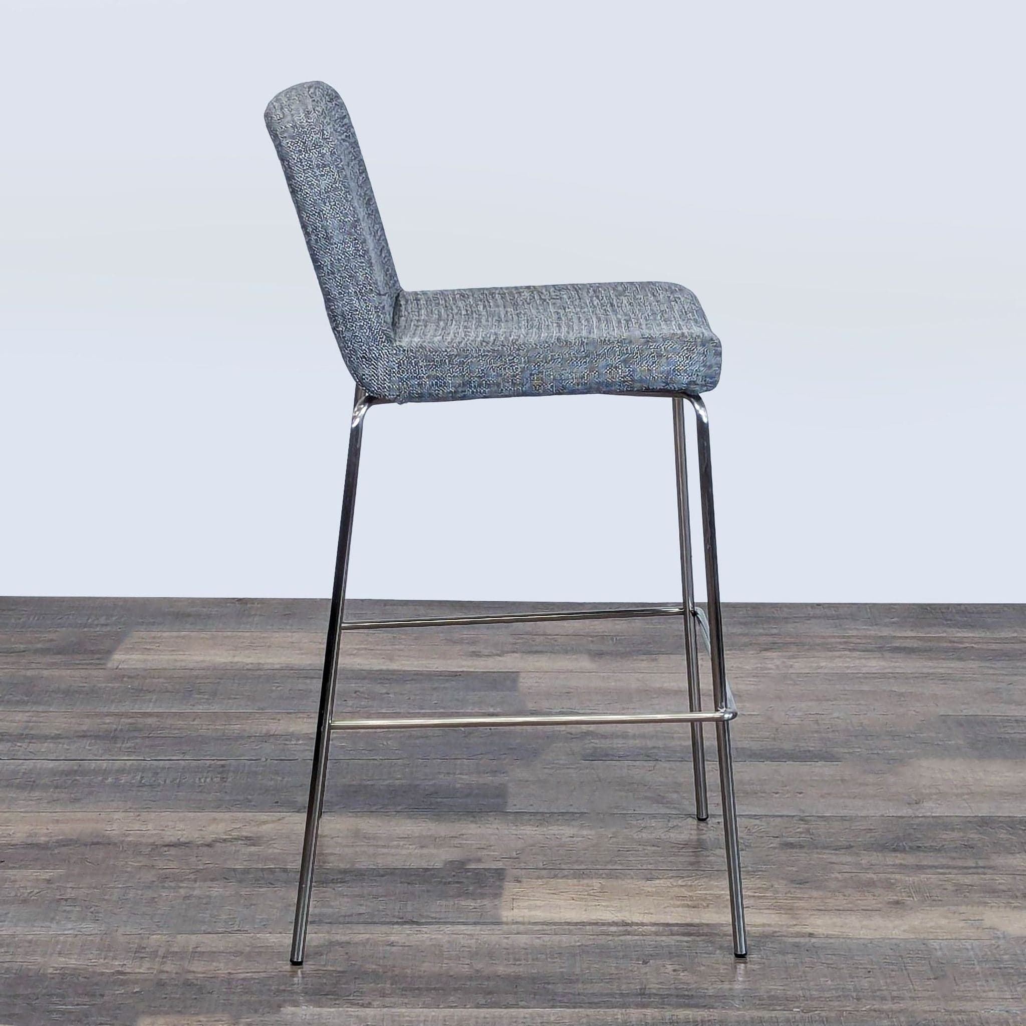 CB2 Charlie Grey Bar Stool - Thumbnail 3