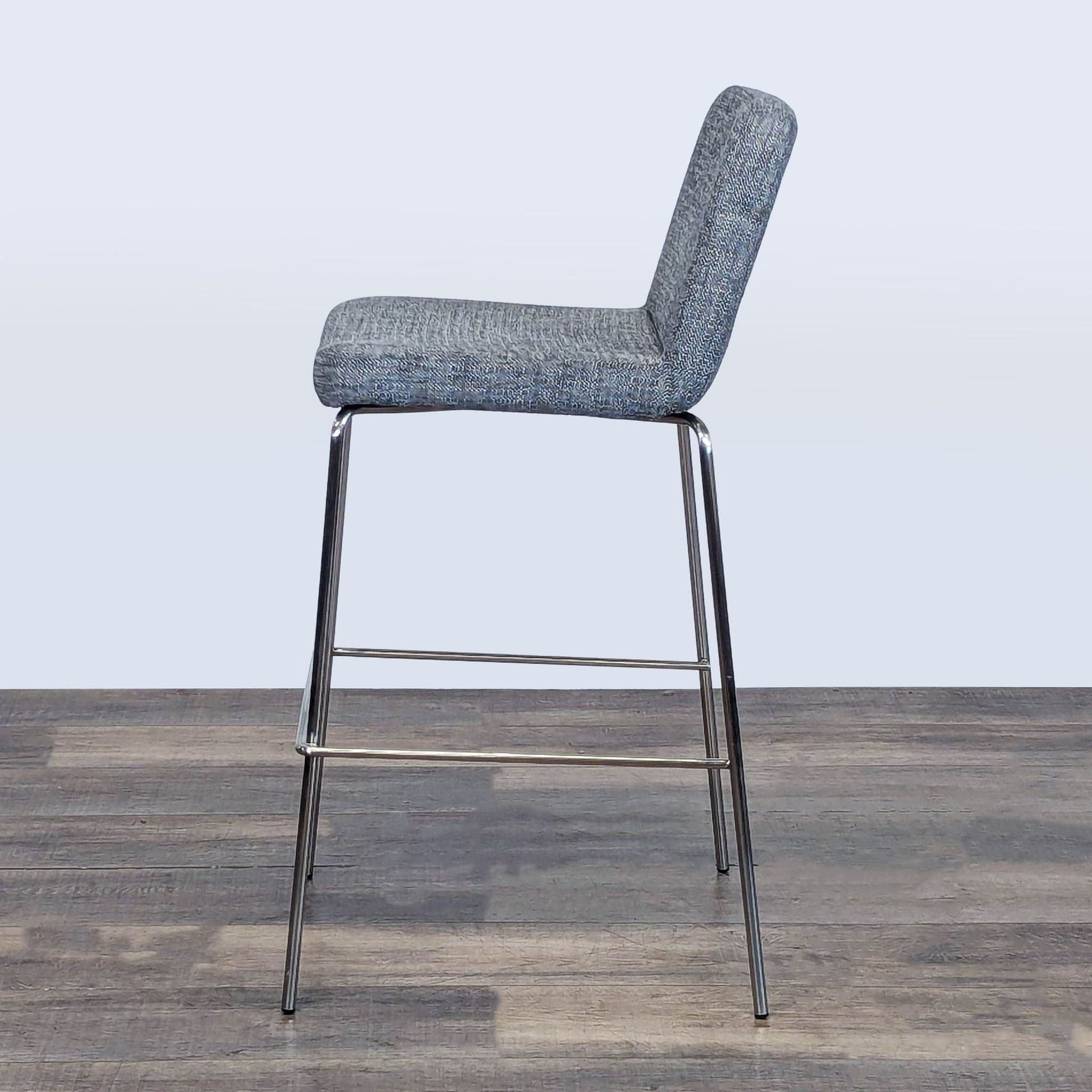 CB2 Charlie Grey Bar Stool - Thumbnail 5