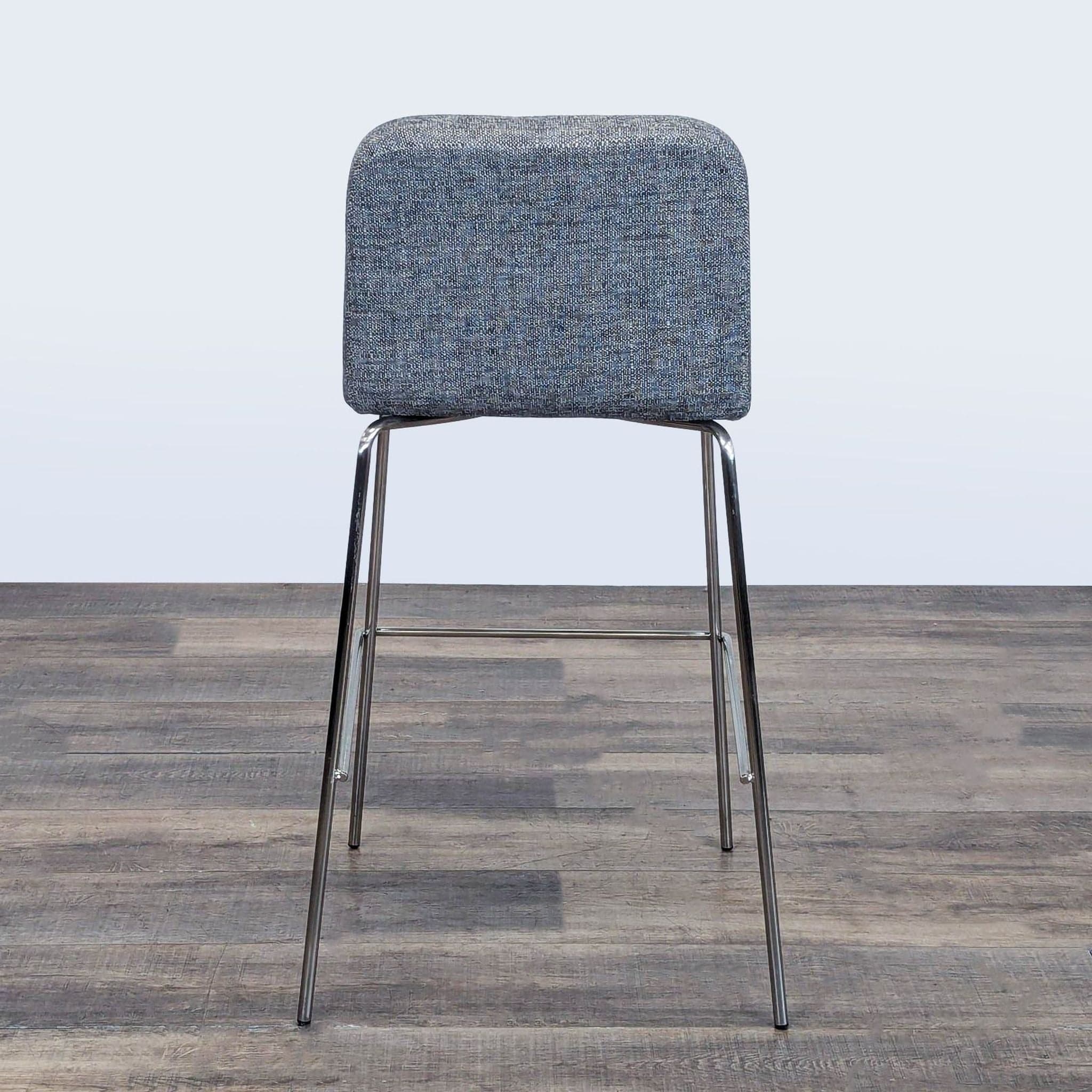 CB2 Charlie Grey Bar Stool - Thumbnail 4