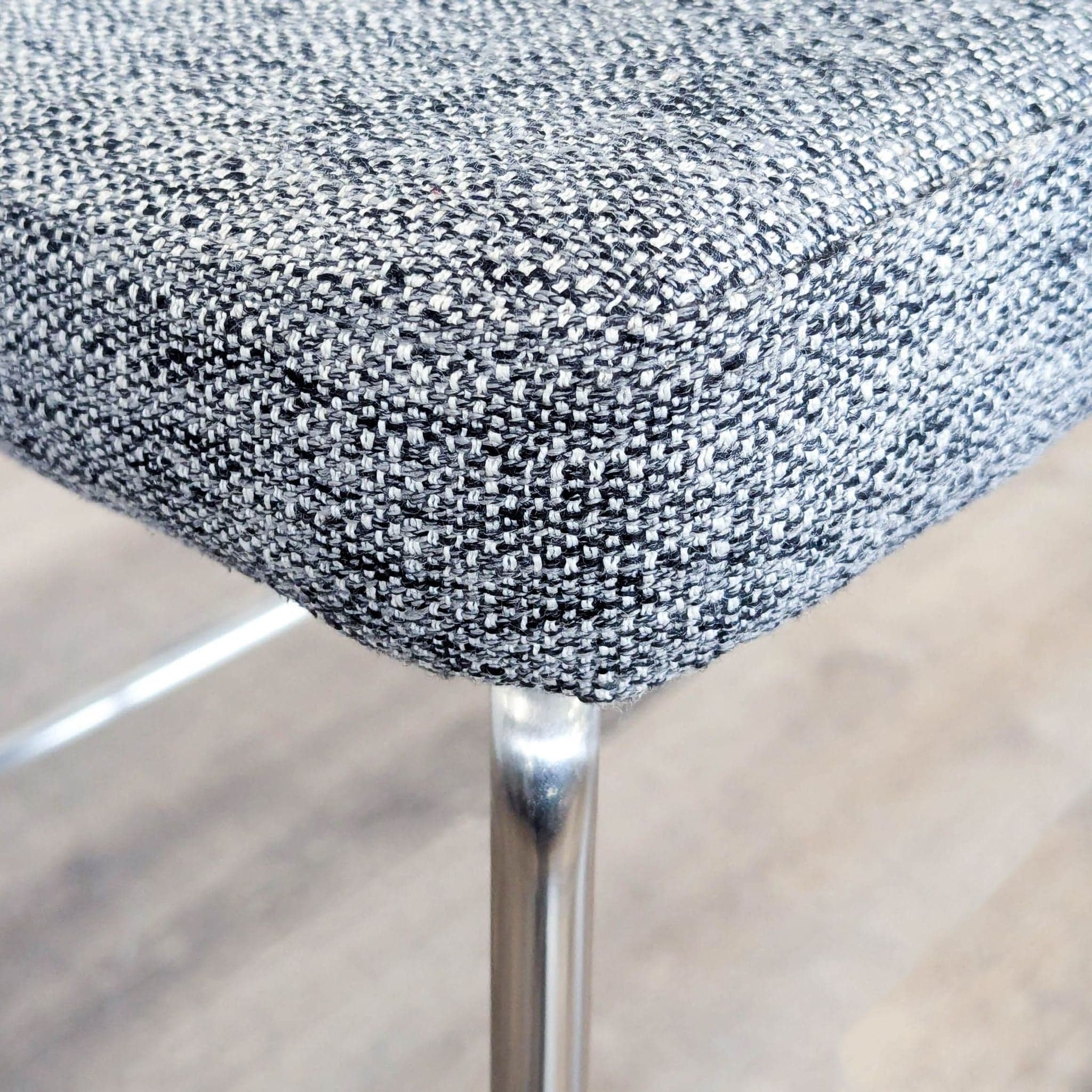 CB2 Charlie Grey Bar Stool - Thumbnail 6