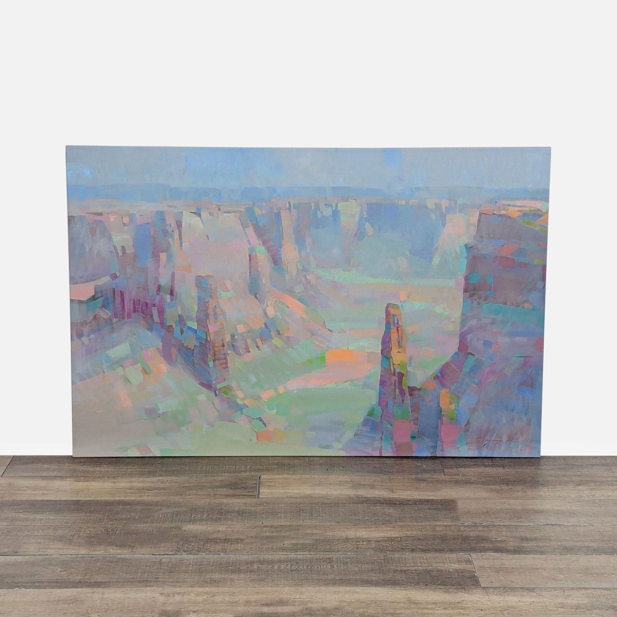 Utah Canyon Original Oil on Canvas by Vahe Yeremyan - Image 1