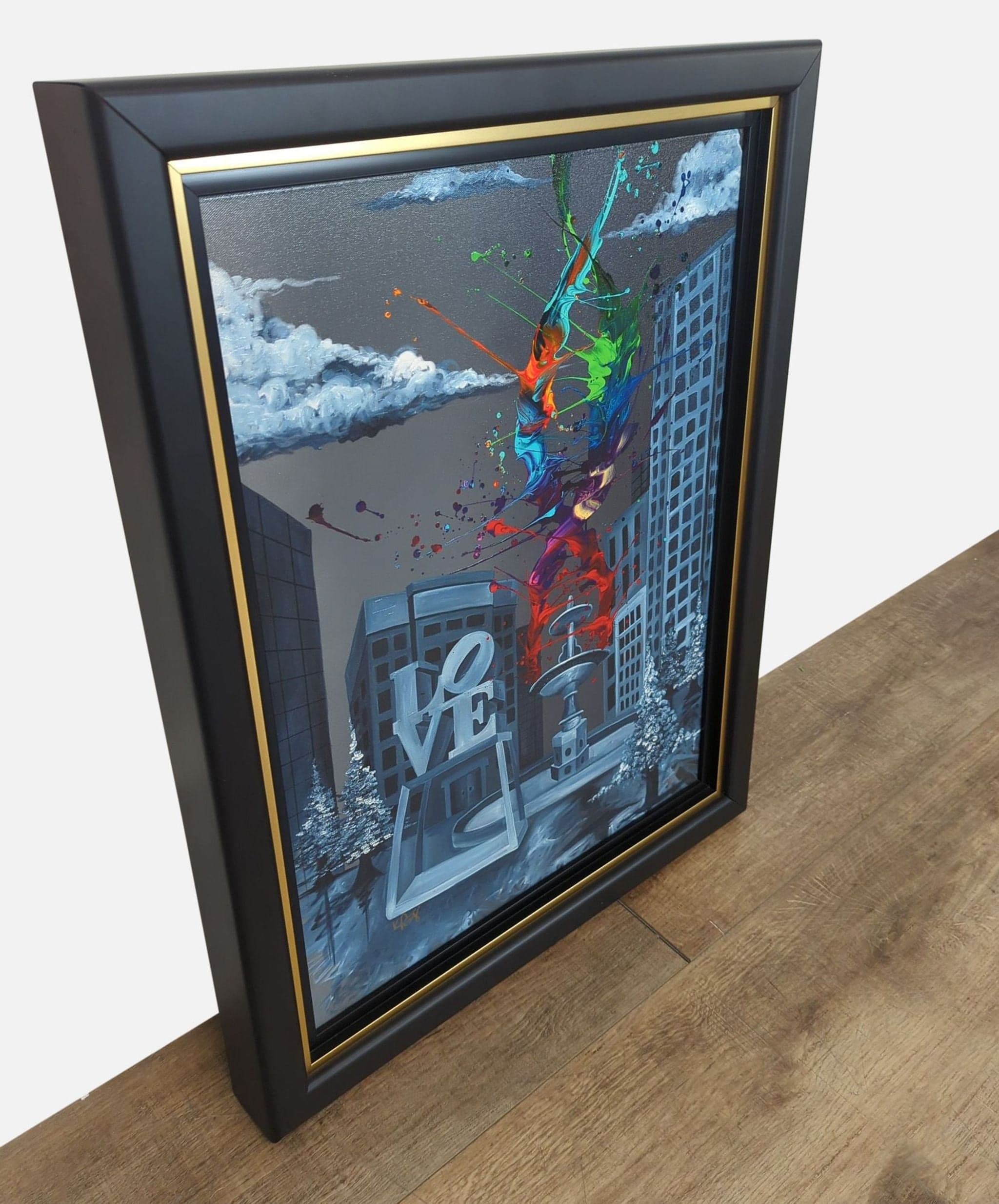 “Love Life” by Kre8 Framed Giclee Signed - Thumbnail 3