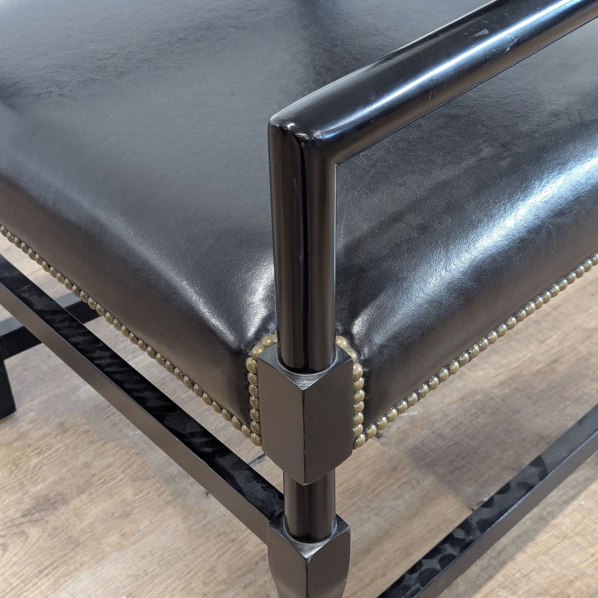 Leather Dining Armchair - Thumbnail 6