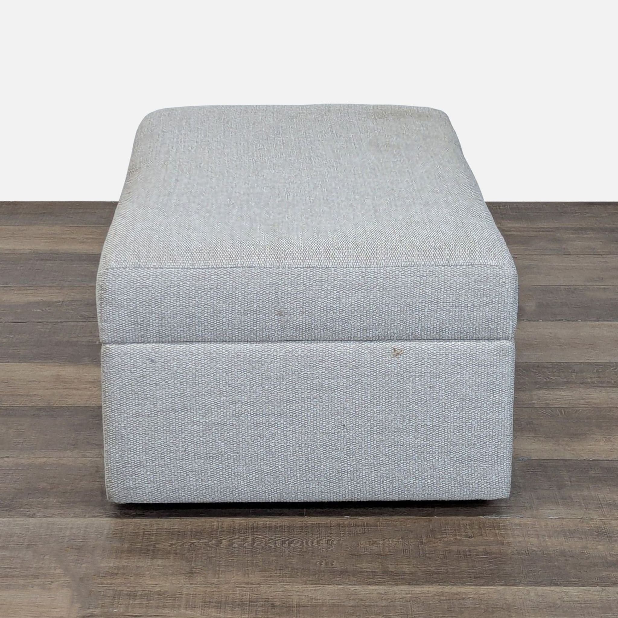 Pottery Barn Turner Storage Ottoman with Pull-Out Table - Thumbnail 4