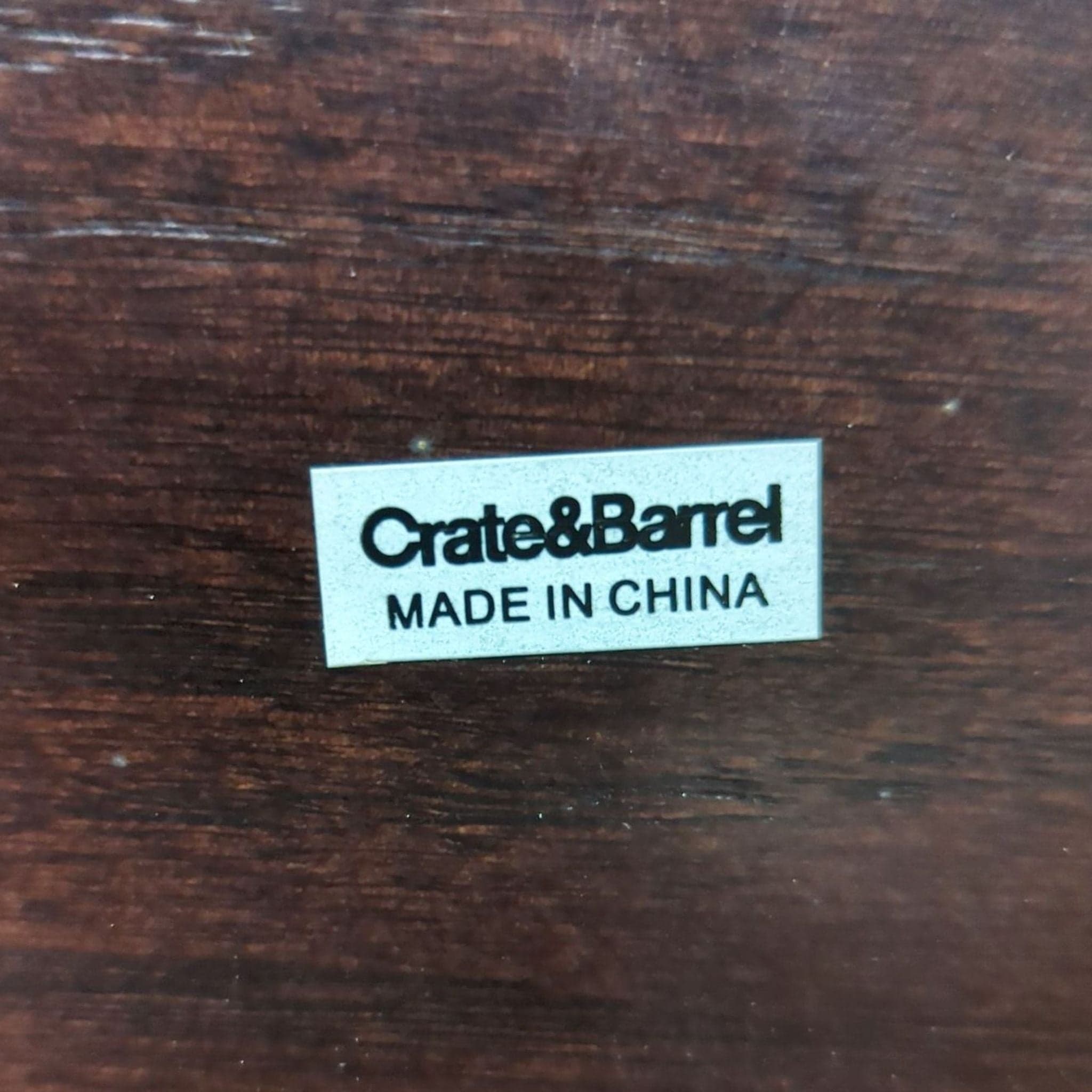 Crate & Barrel End Table with Drawer, Pull-Out Shelf & Bottom Shelf - Thumbnail 5