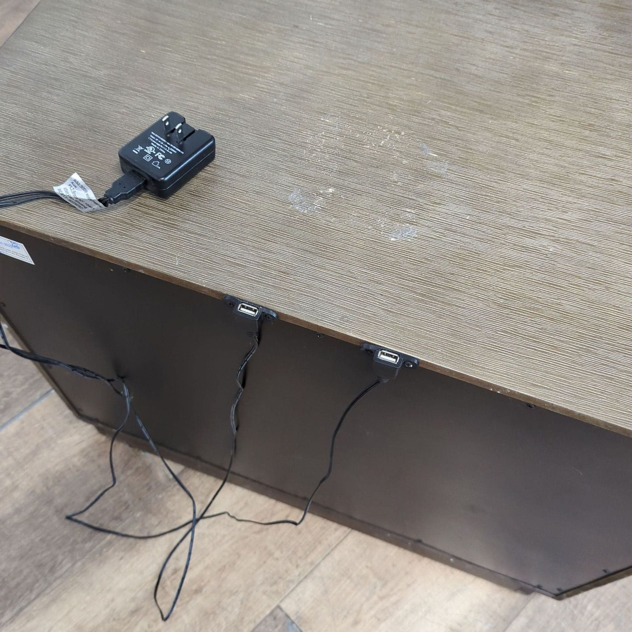 Brooks Two Drawer Solid Wood Nightstand - Thumbnail 4