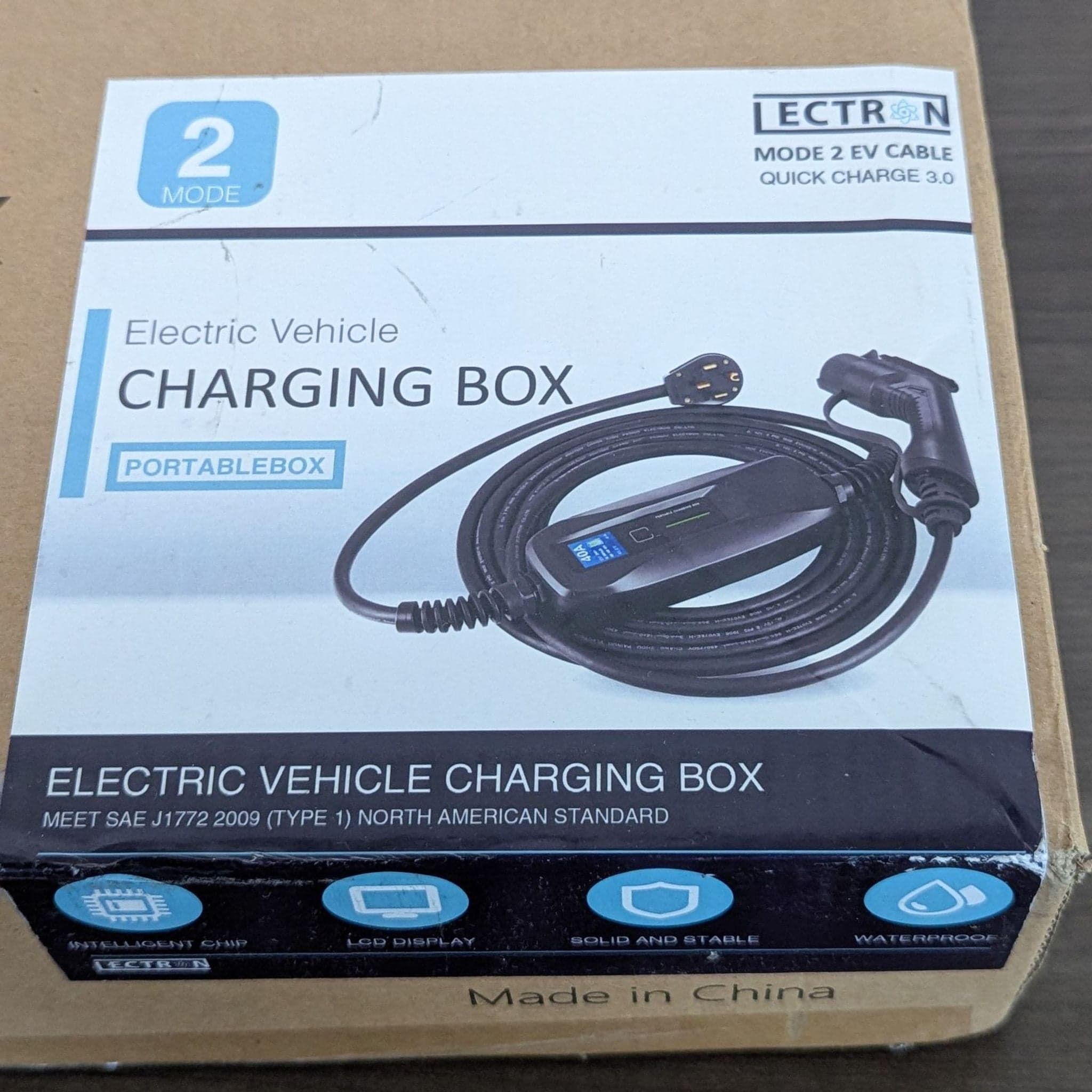 Electric Vehicle Charging Box - Portable Mode 2 EV Cable - Thumbnail 2