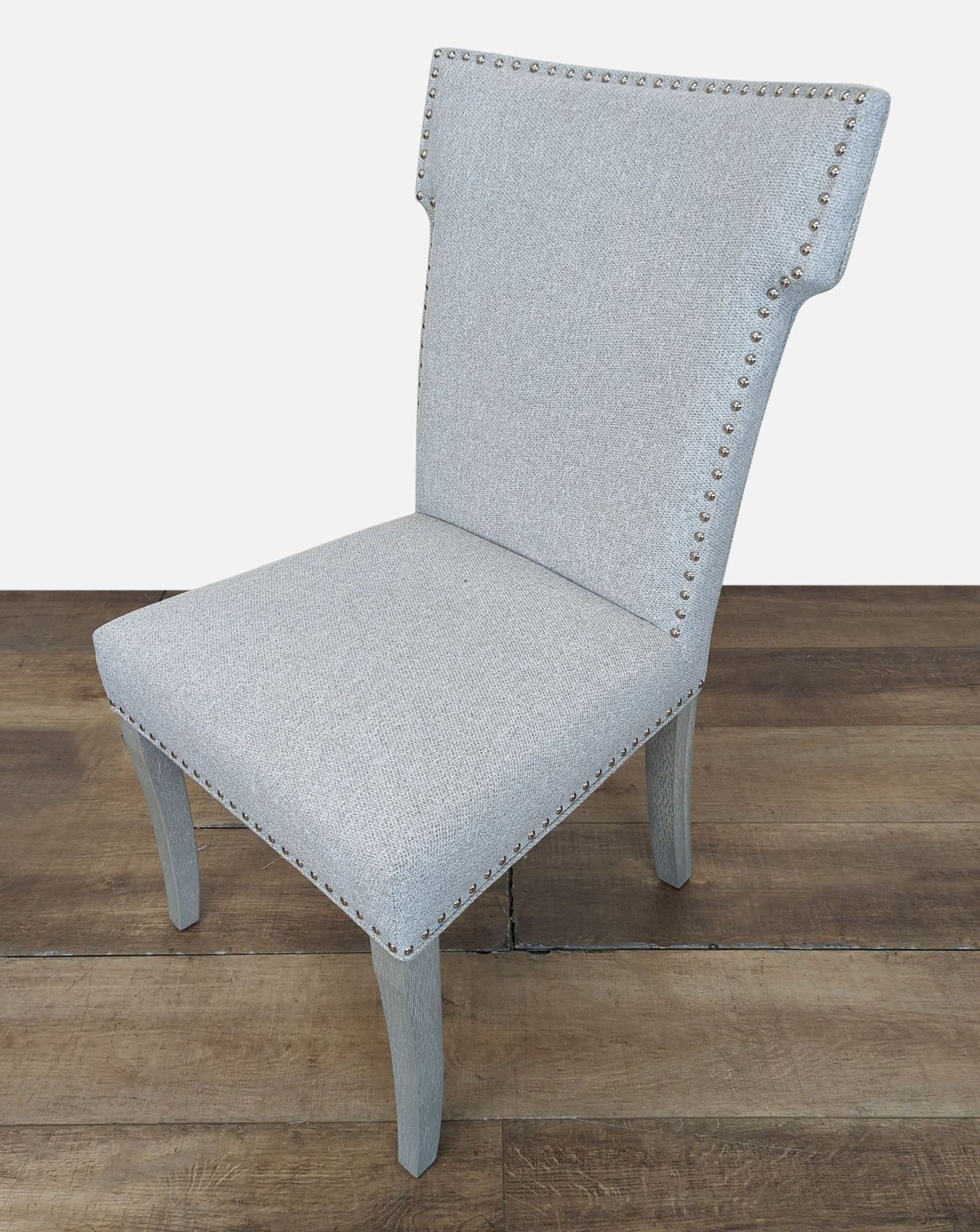 Upholstered Dining chair with Nailhead Trim - Thumbnail 2