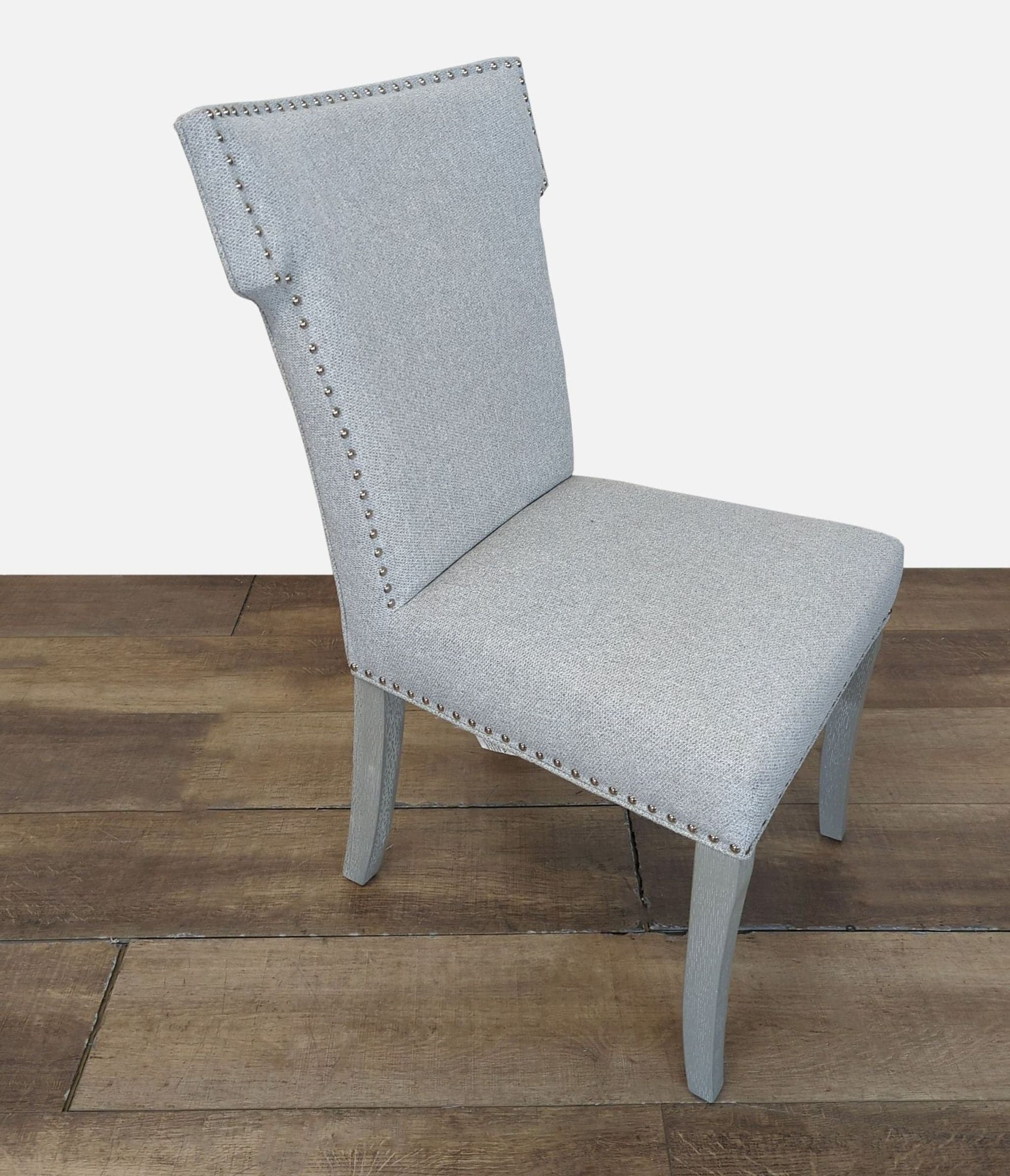 Upholstered Dining chair with Nailhead Trim - Thumbnail 6