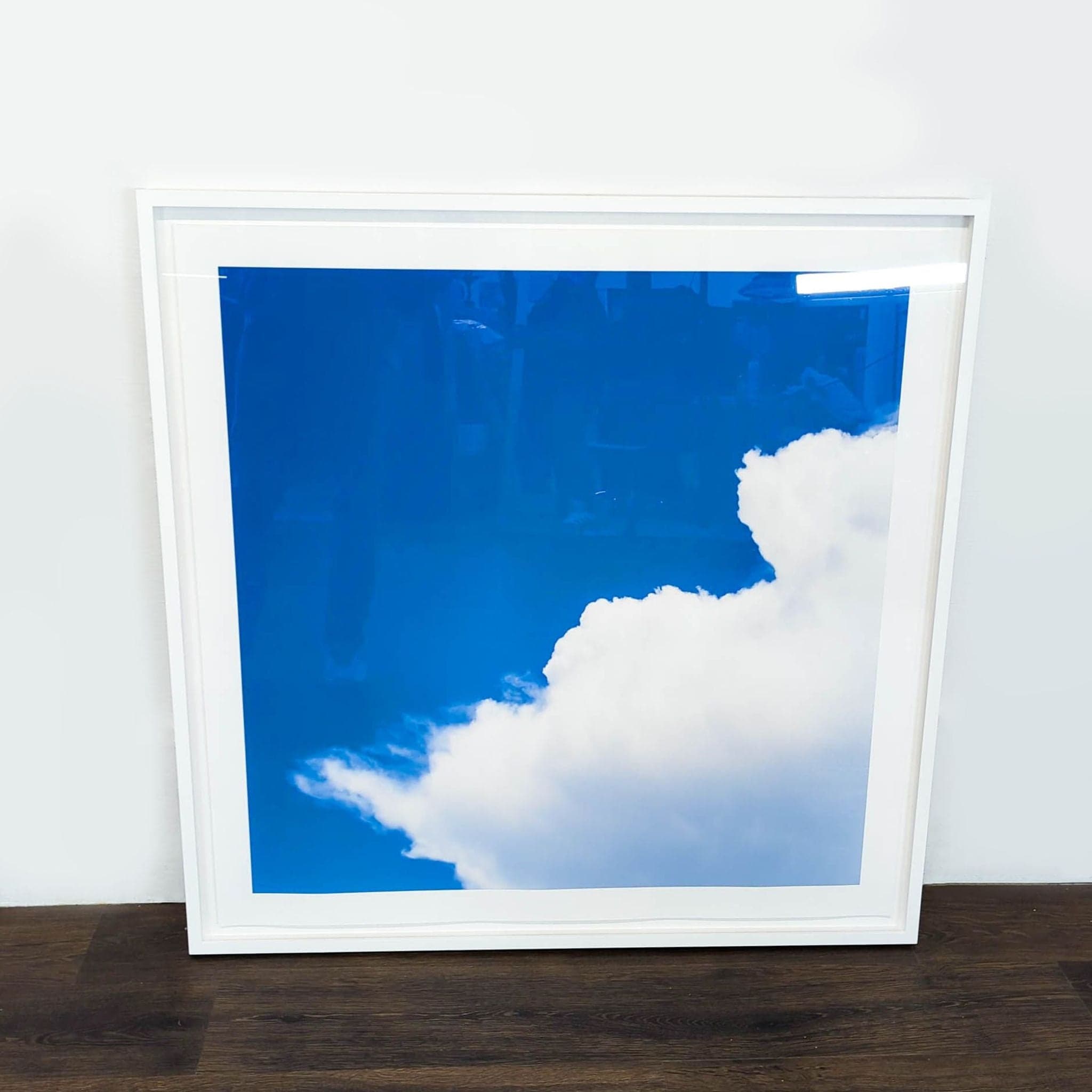 Kimberly Carr Harmon Photography Framed White Clouds Series 3 Print - Image 1