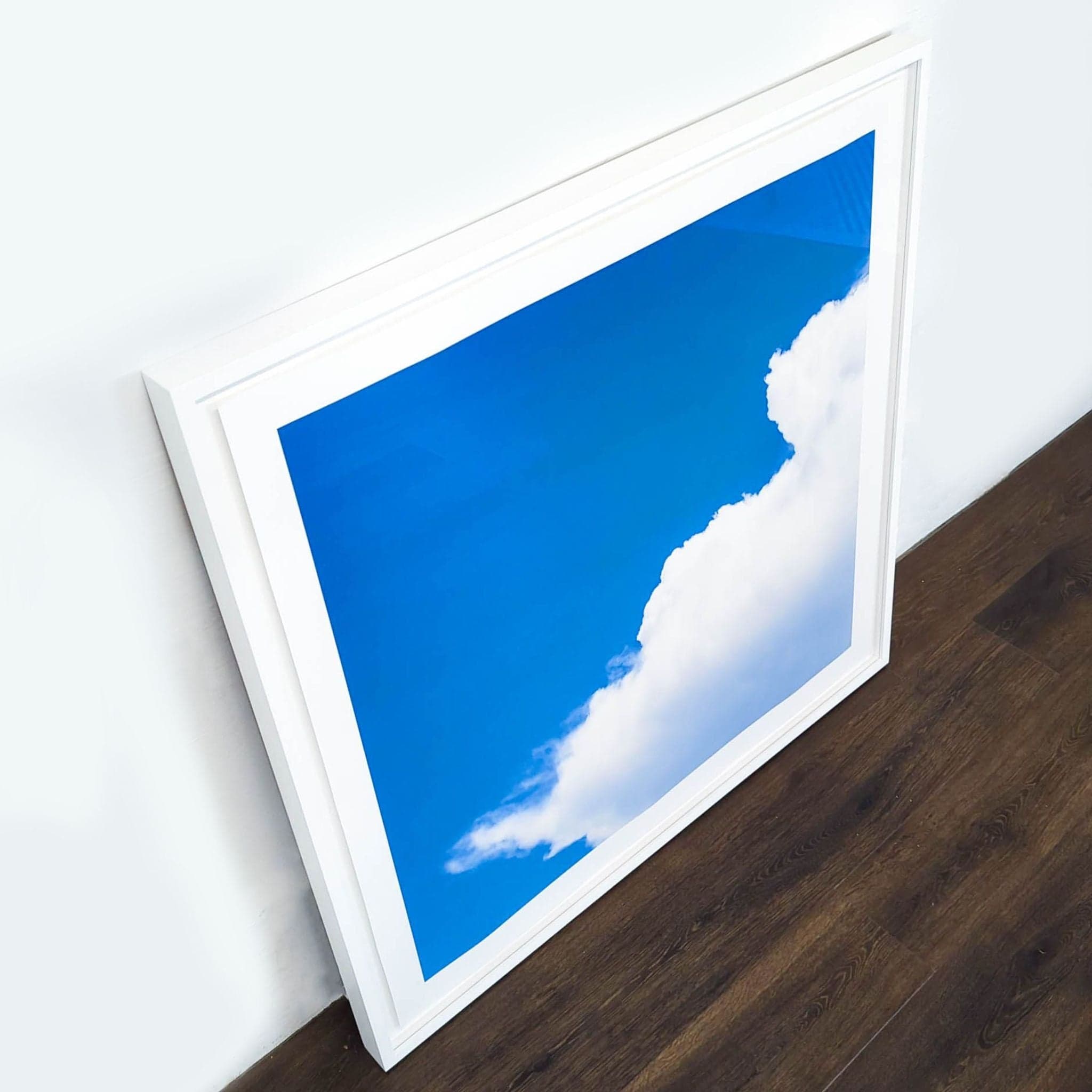 Kimberly Carr Harmon Photography Framed White Clouds Series 3 Print - Thumbnail 3