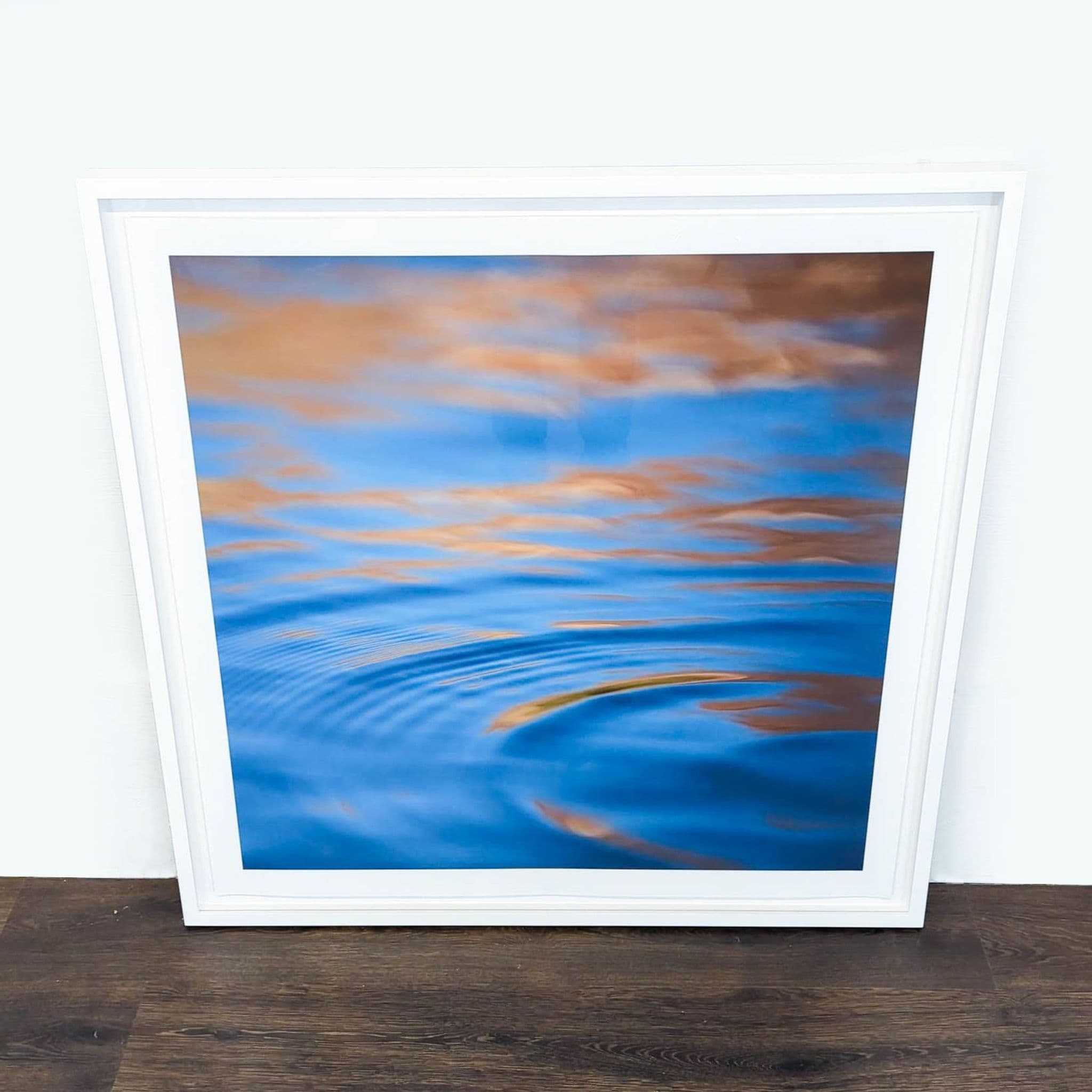 Kimberley Carr Harmon Photography Framed Photograph Maroon Ripples 1 - Image 1
